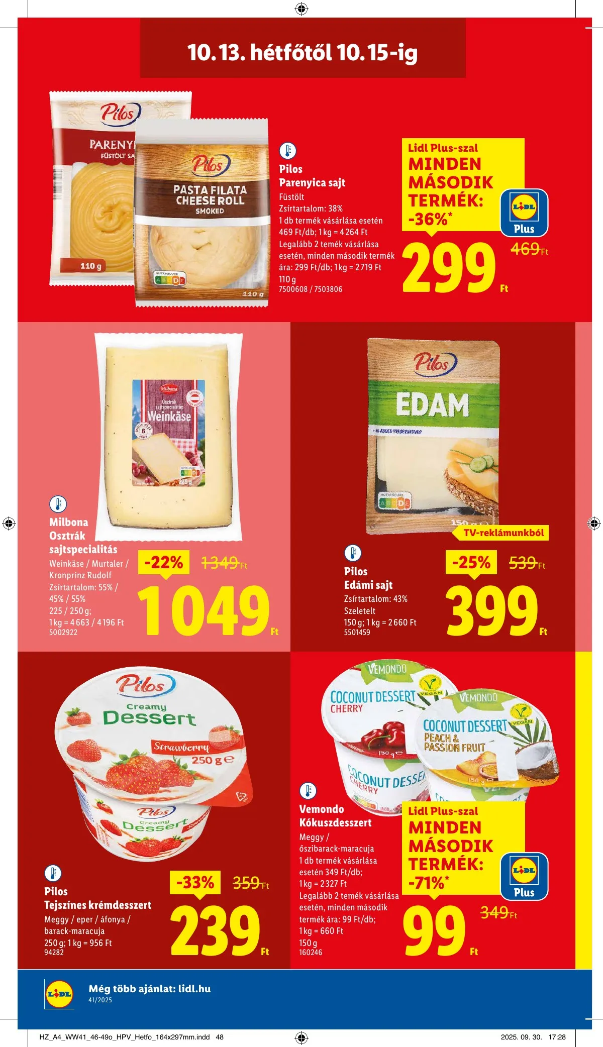 Lidl akciós újság 10.09–10.15 – 56. oldal