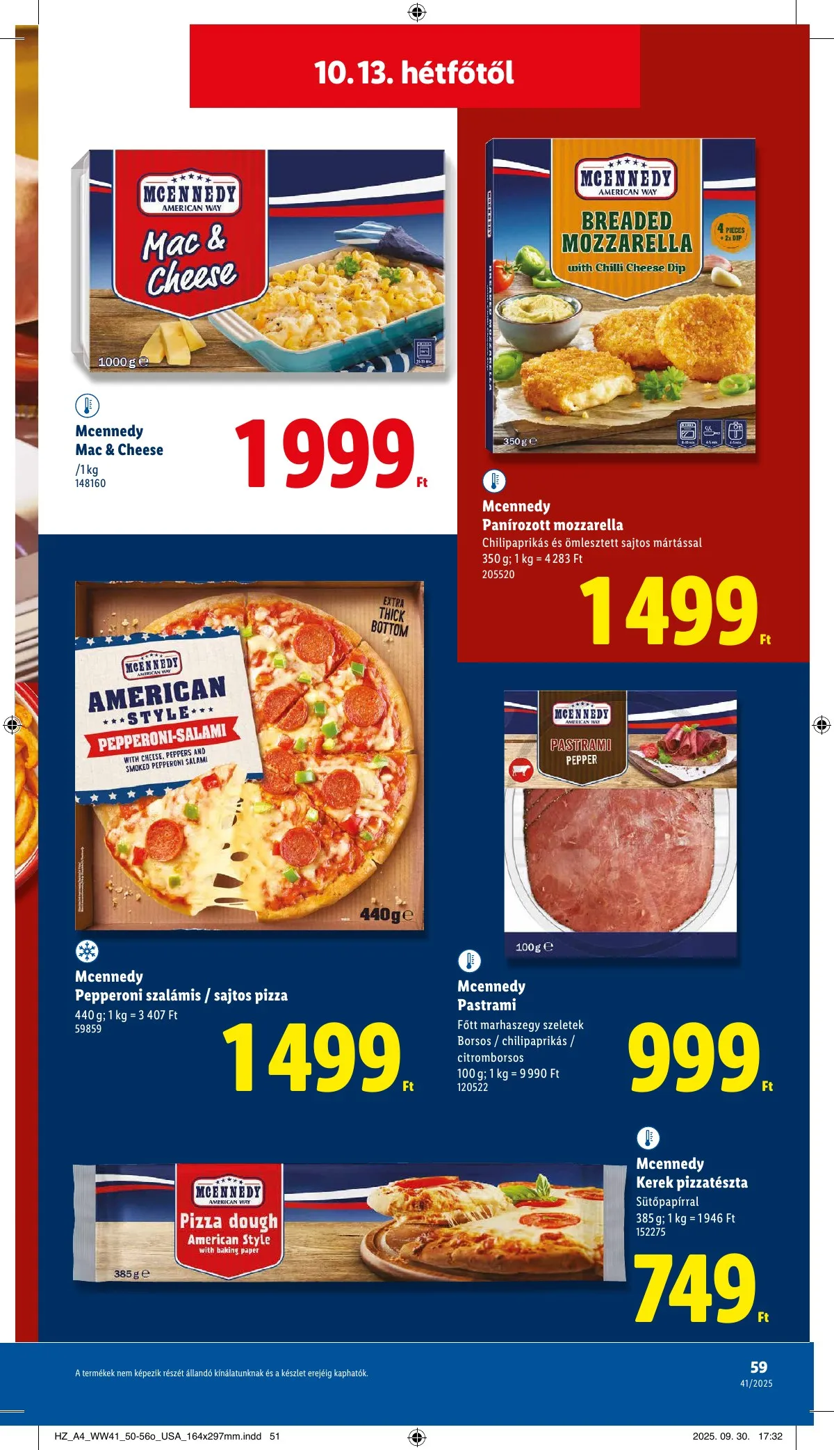 Lidl akciós újság 10.09–10.15 – 59. oldal