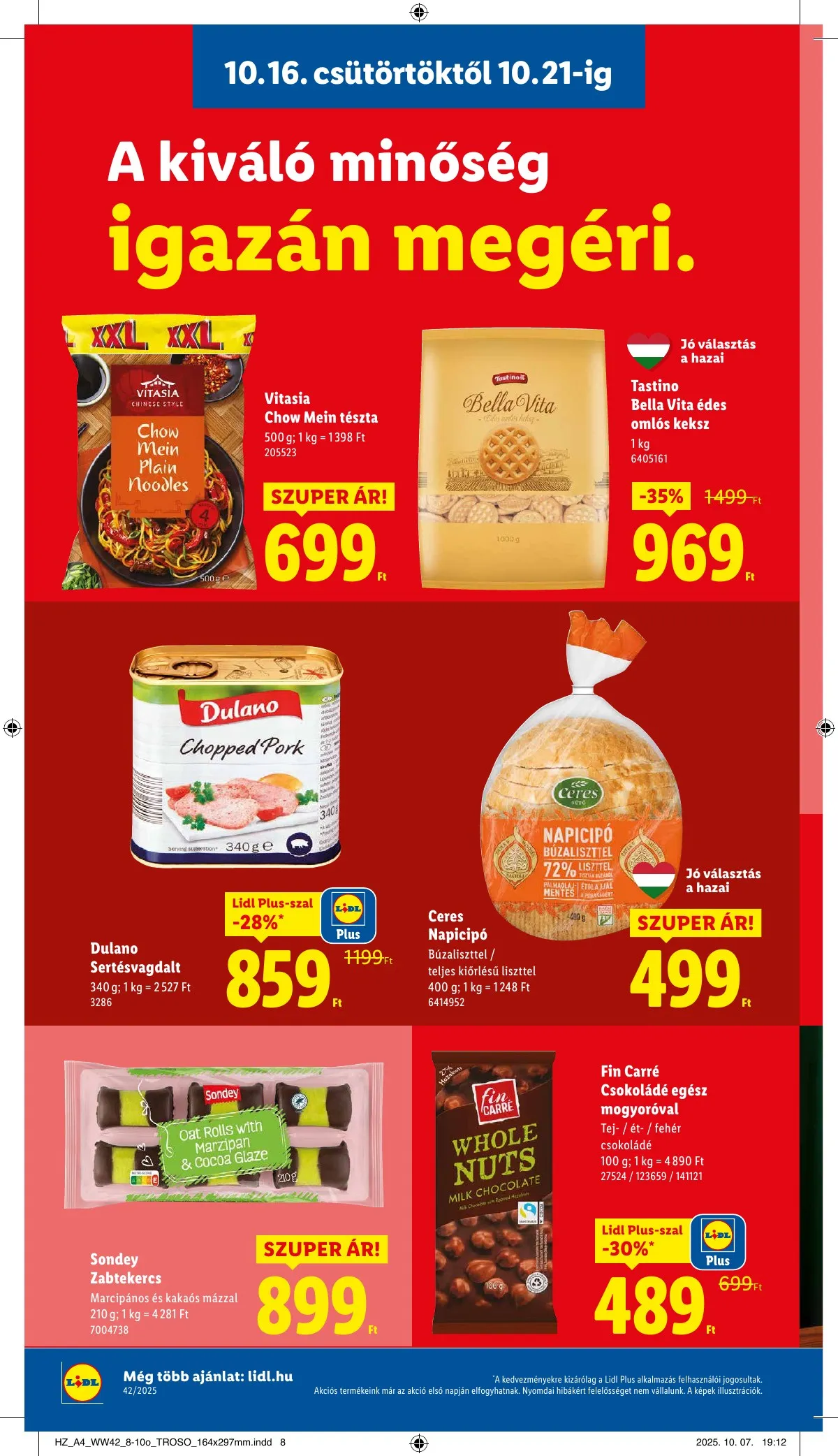 Lidl akciós újság 10.16–10.21 – 10. oldal
