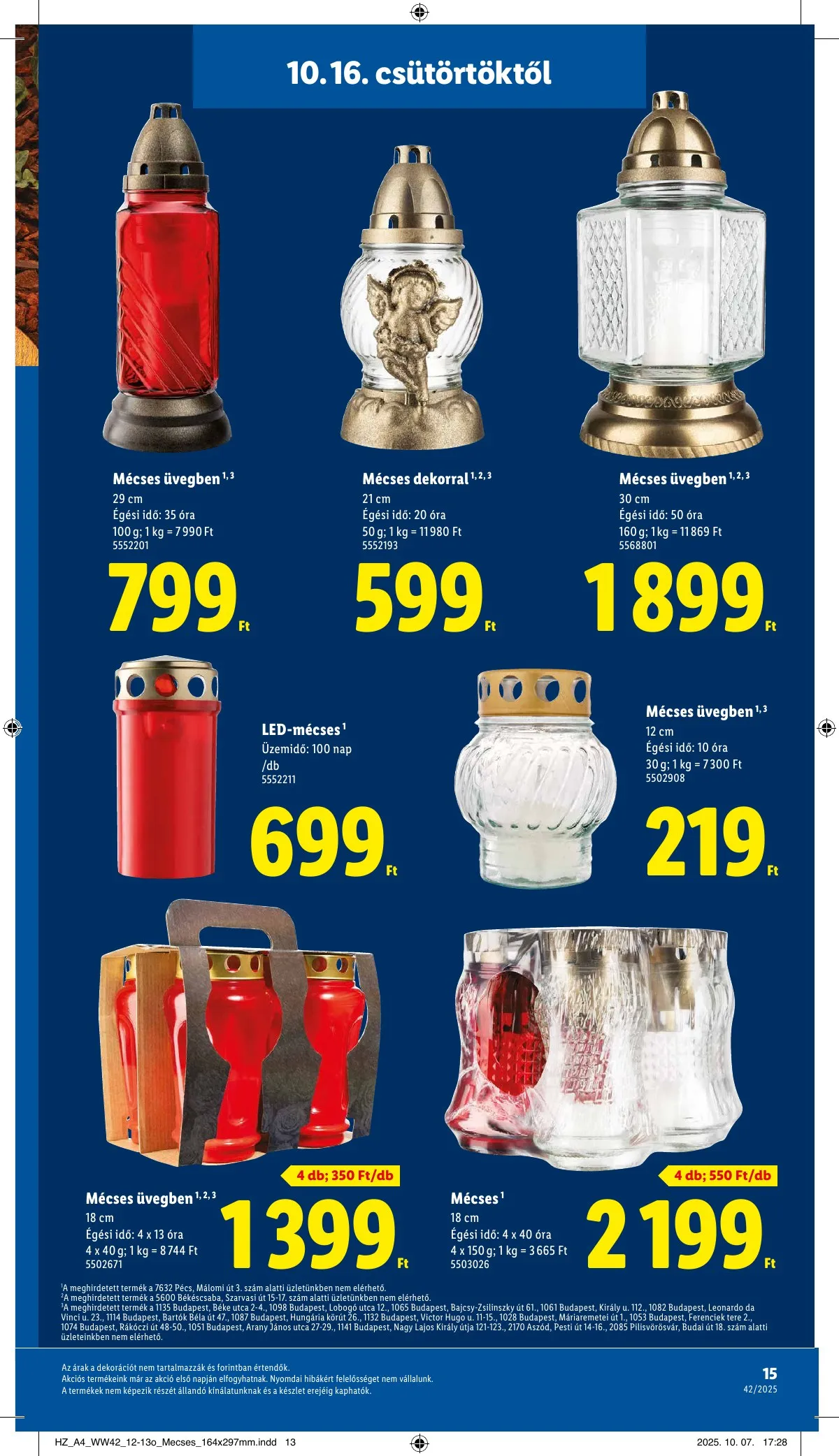 Lidl akciós újság 10.16–10.21 – 15. oldal