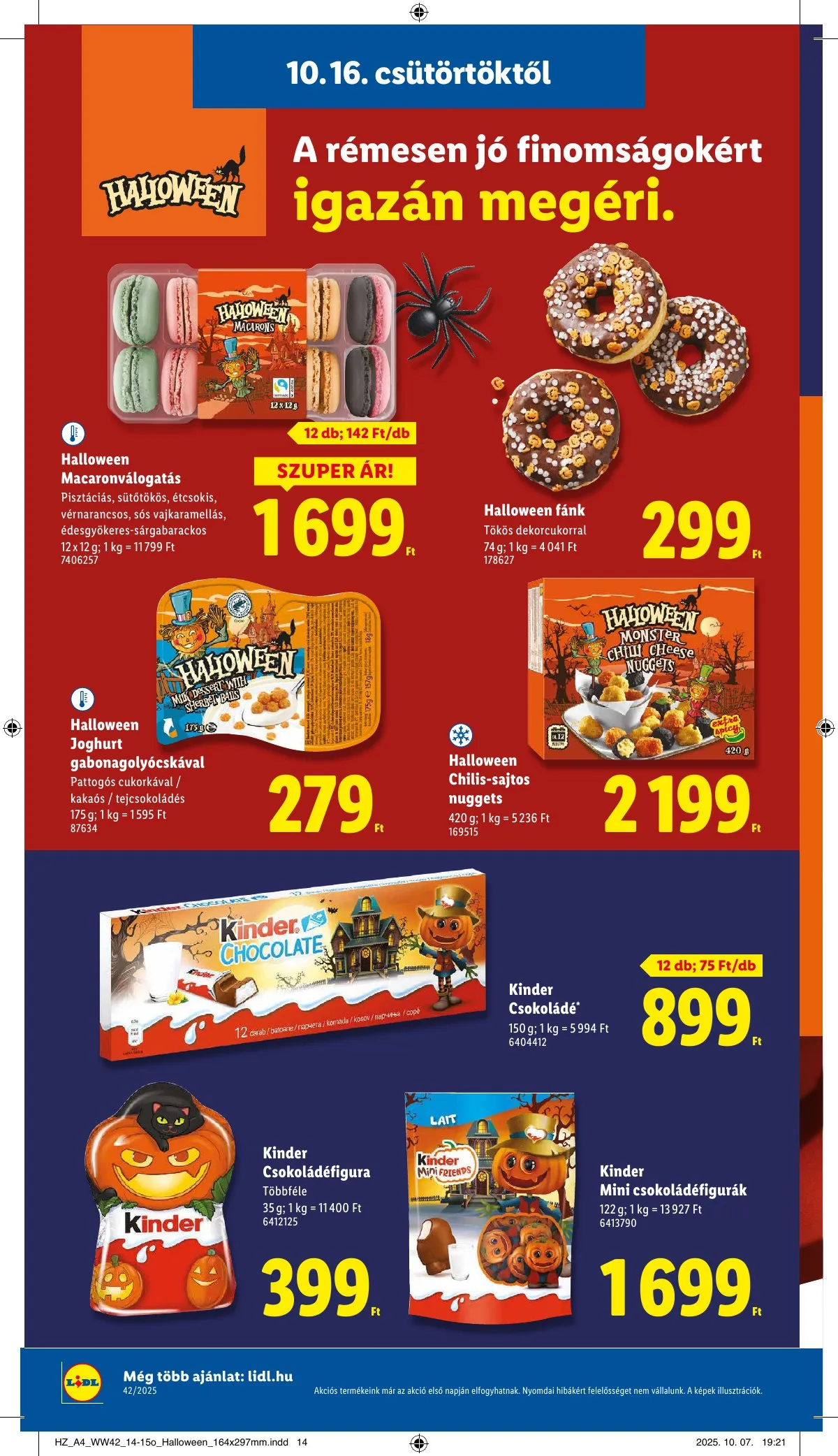 Lidl akciós újság 10.16–10.21 – 16. oldal
