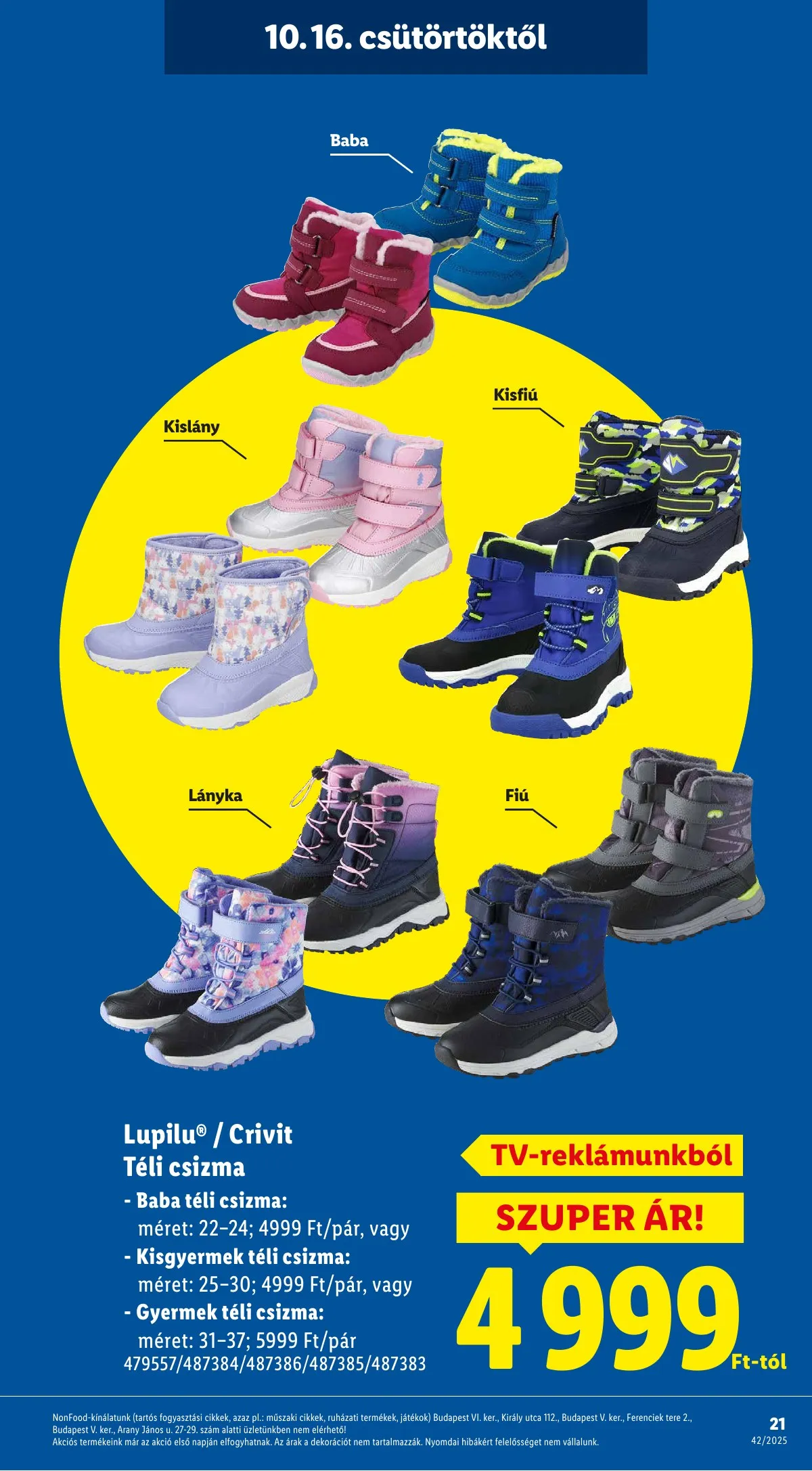 Lidl akciós újság 10.16–10.21 – 21. oldal