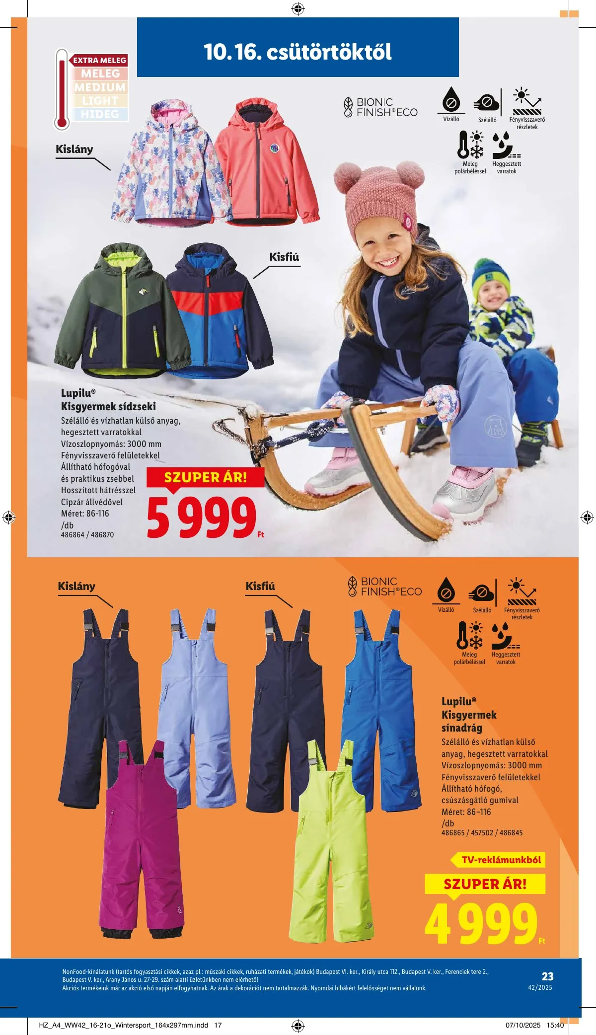 Lidl akciós újság 10.16–10.21 – 23. oldal