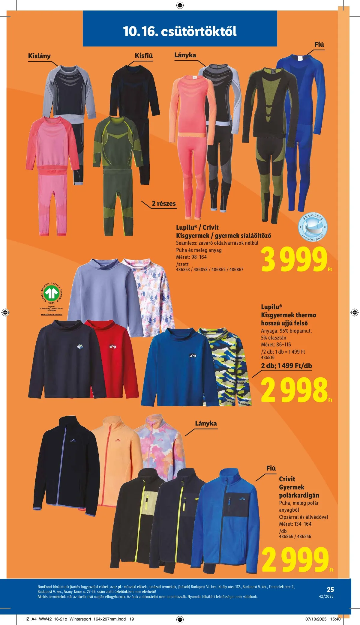 Lidl akciós újság 10.16–10.21 – 25. oldal