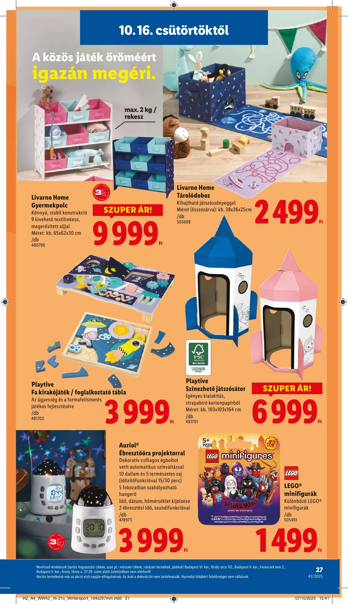 Lidl akciós újság 10.16–10.21 – 27. oldal