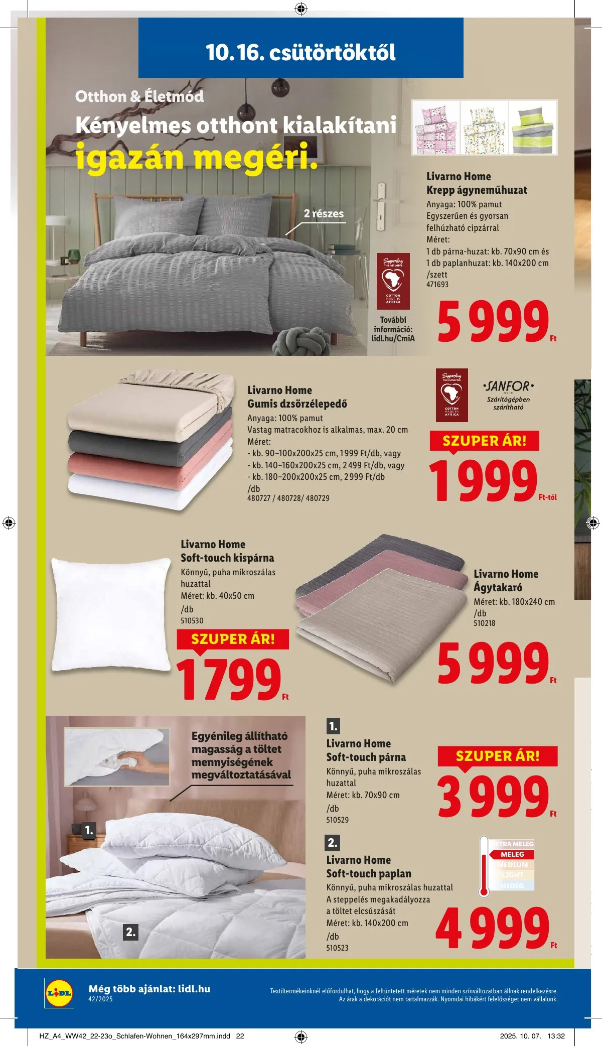 Lidl akciós újság 10.16–10.21 – 28. oldal