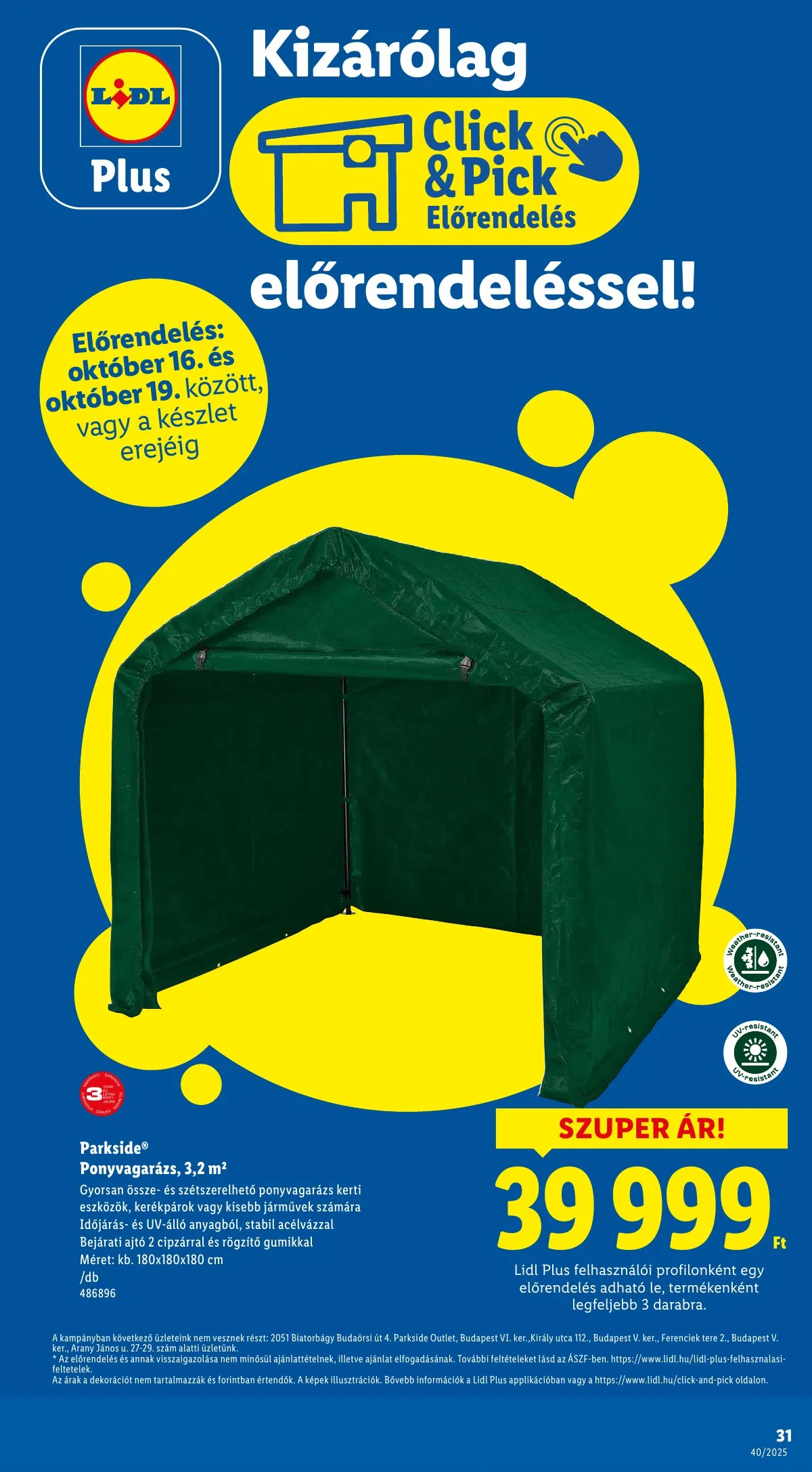 Lidl akciós újság 10.16–10.21 – 31. oldal