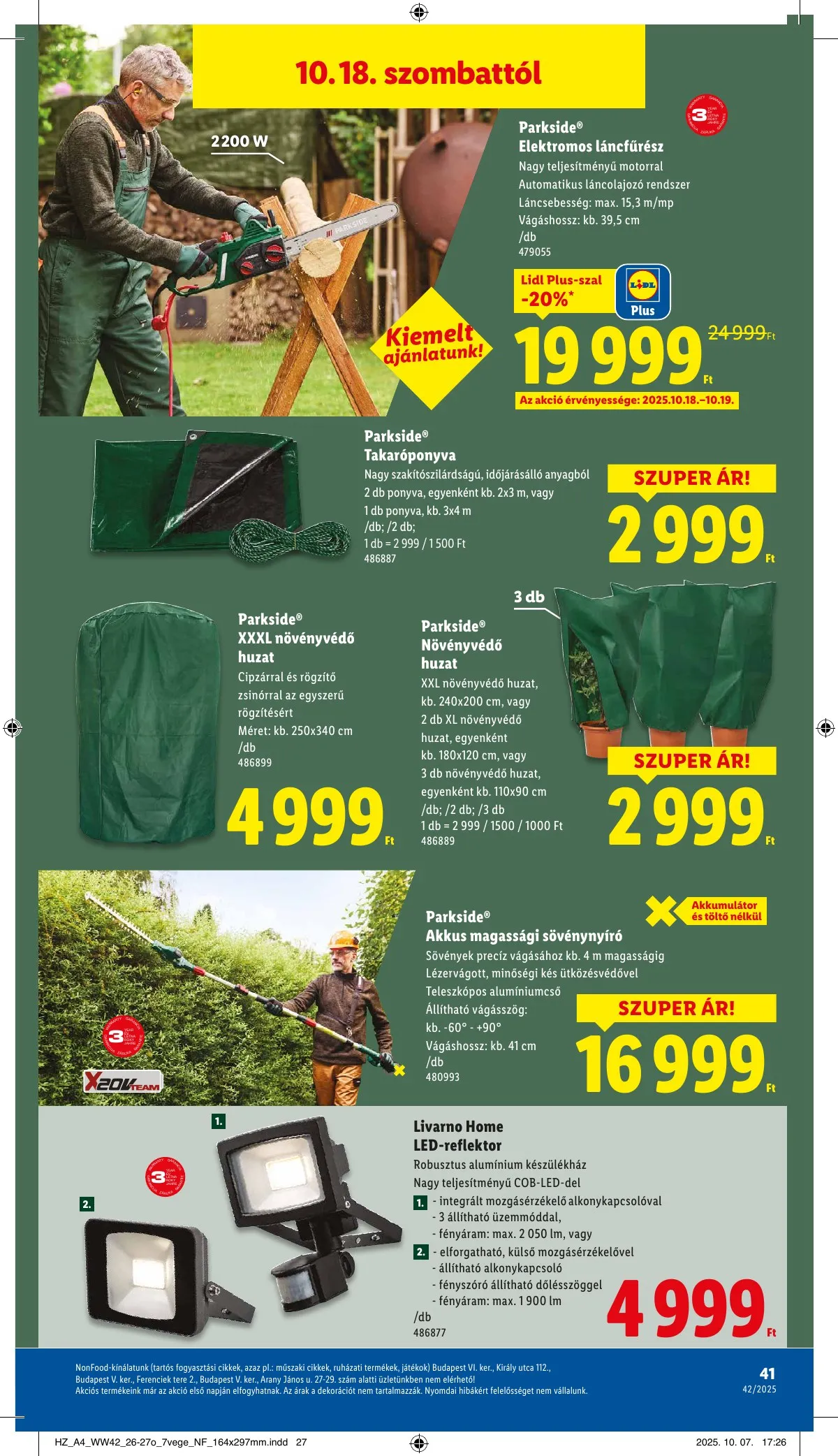 Lidl akciós újság 10.16–10.21 – 41. oldal