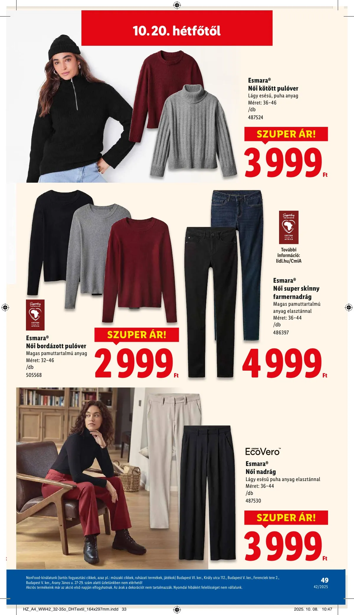 Lidl akciós újság 10.16–10.21 – 49. oldal