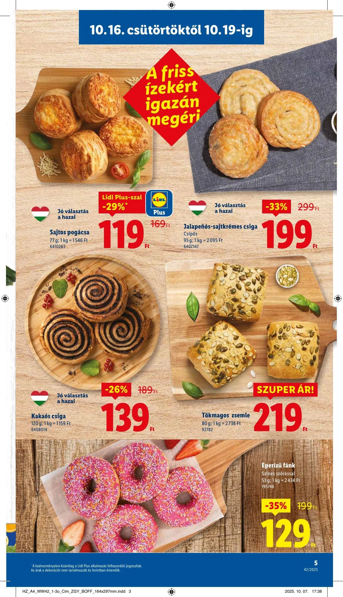 Lidl akciós újság 10.16–10.21 – 5. oldal