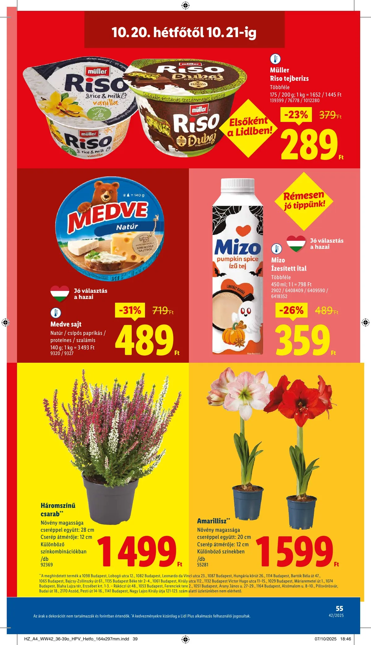 Lidl akciós újság 10.16–10.21 – 55. oldal