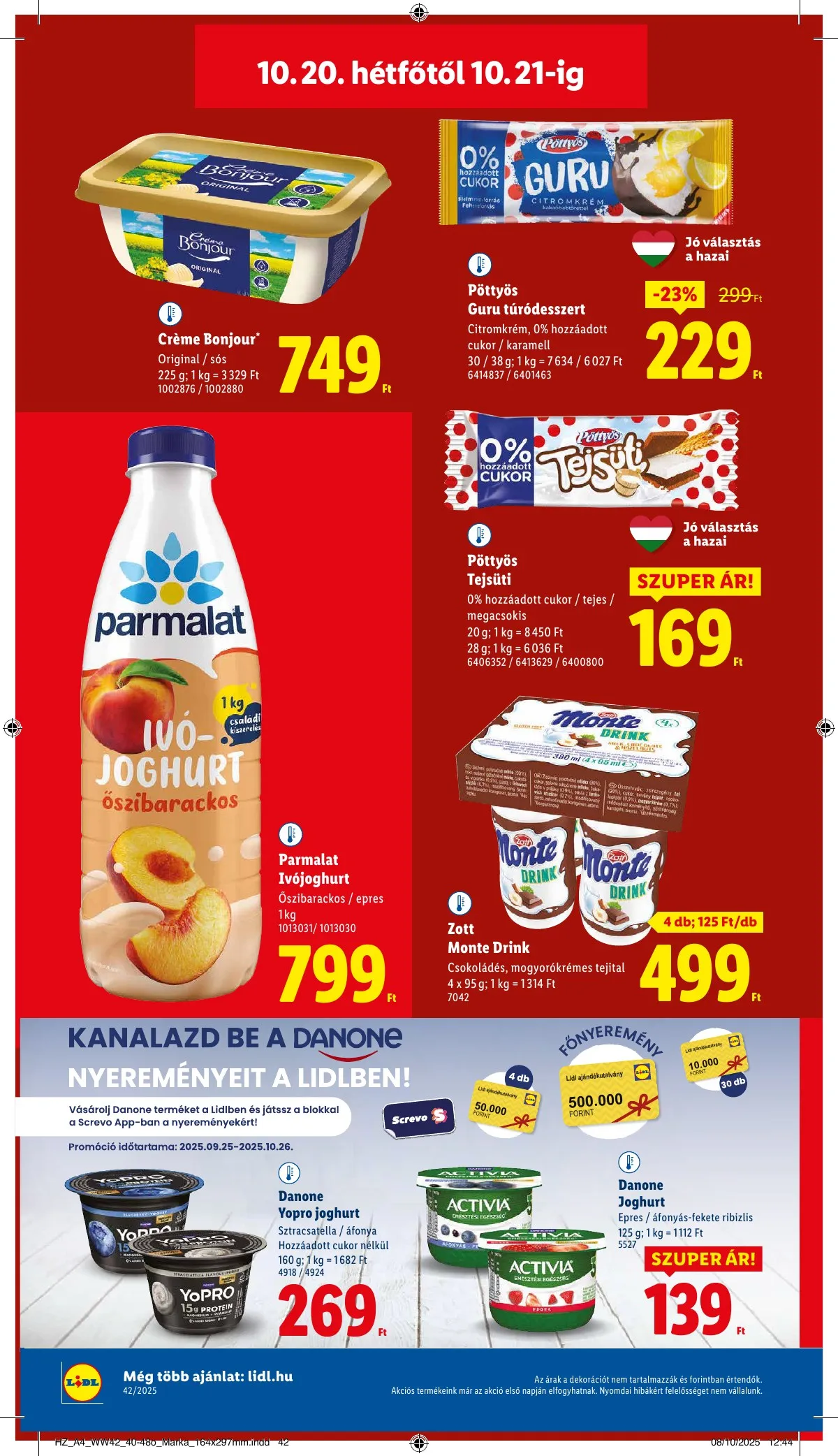 Lidl akciós újság 10.16–10.21 – 58. oldal