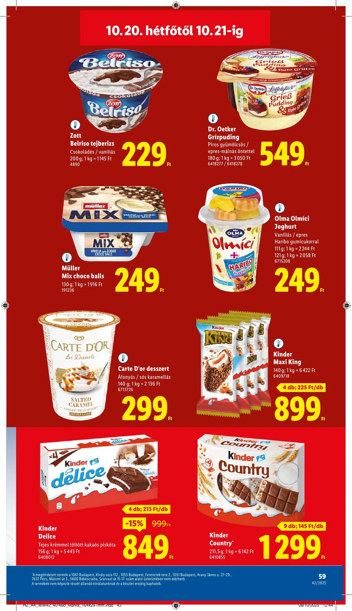 Lidl akciós újság 10.16–10.21 – 59. oldal