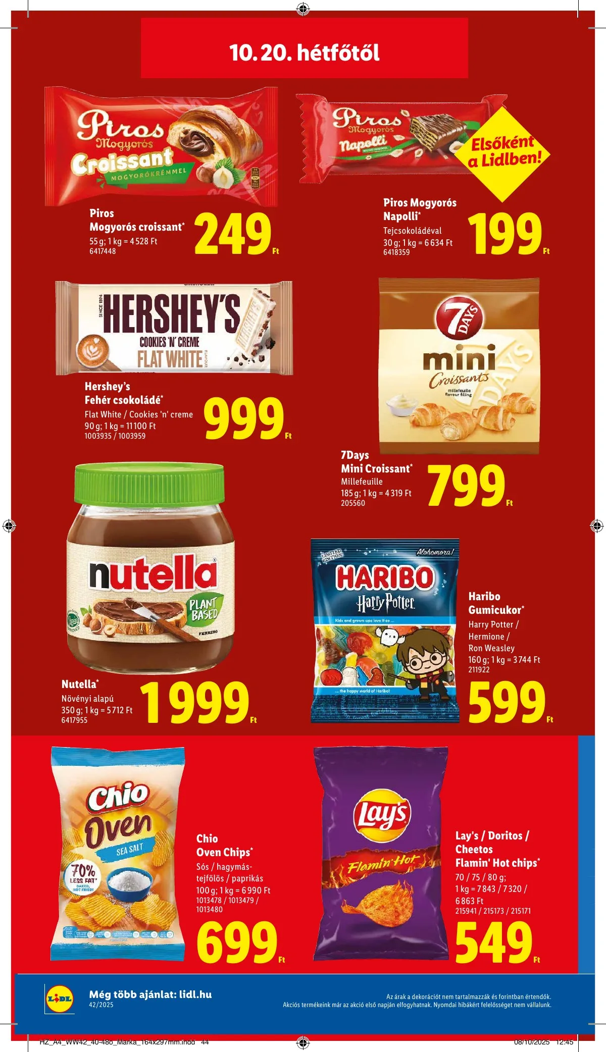 Lidl akciós újság 10.16–10.21 – 60. oldal