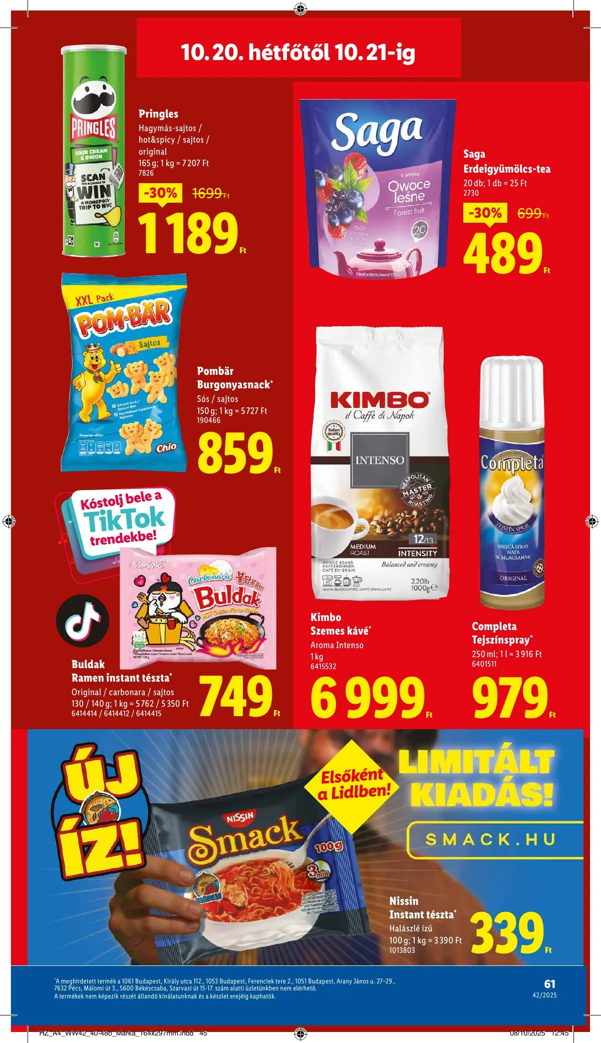 Lidl akciós újság 10.16–10.21 – 61. oldal