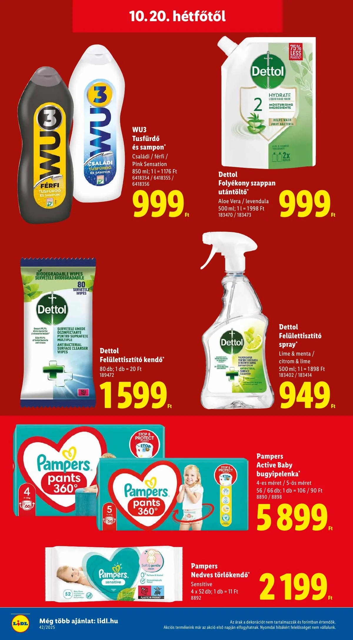 Lidl akciós újság 10.16–10.21 – 66. oldal