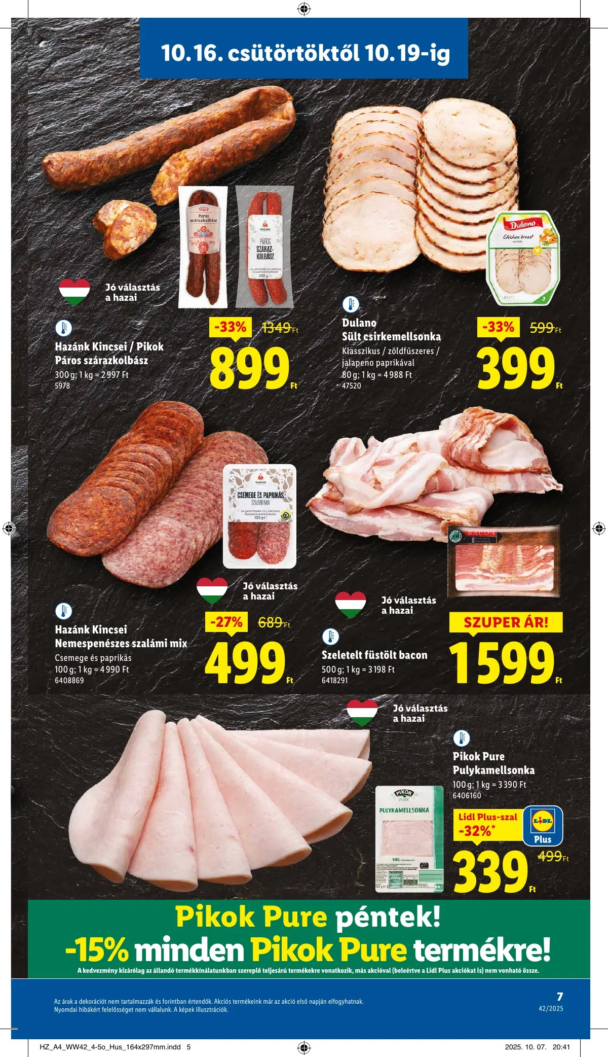 Lidl akciós újság 10.16–10.21 – 7. oldal