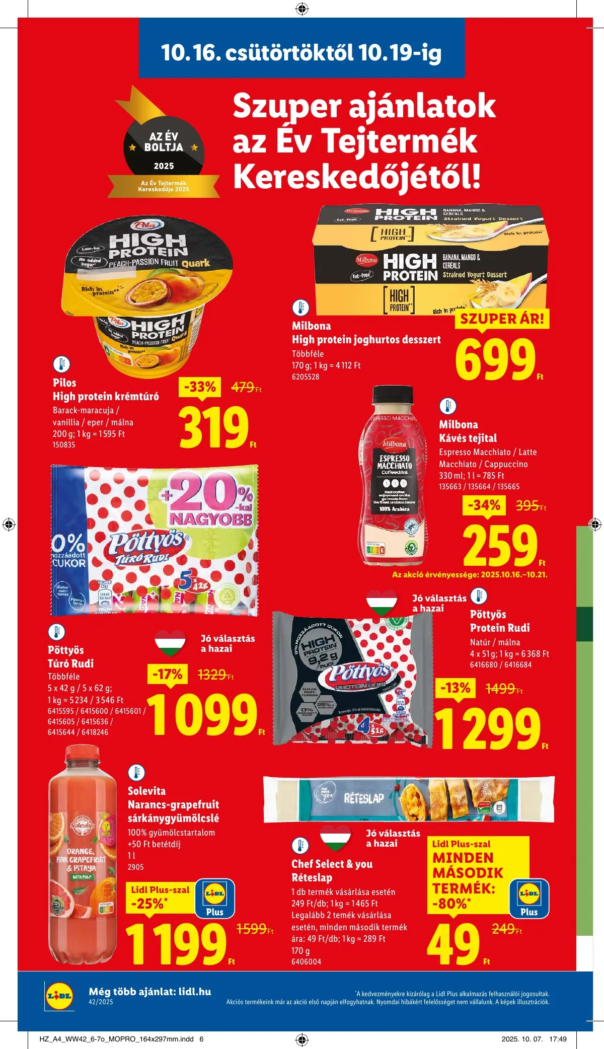 Lidl akciós újság 10.16–10.21 – 8. oldal