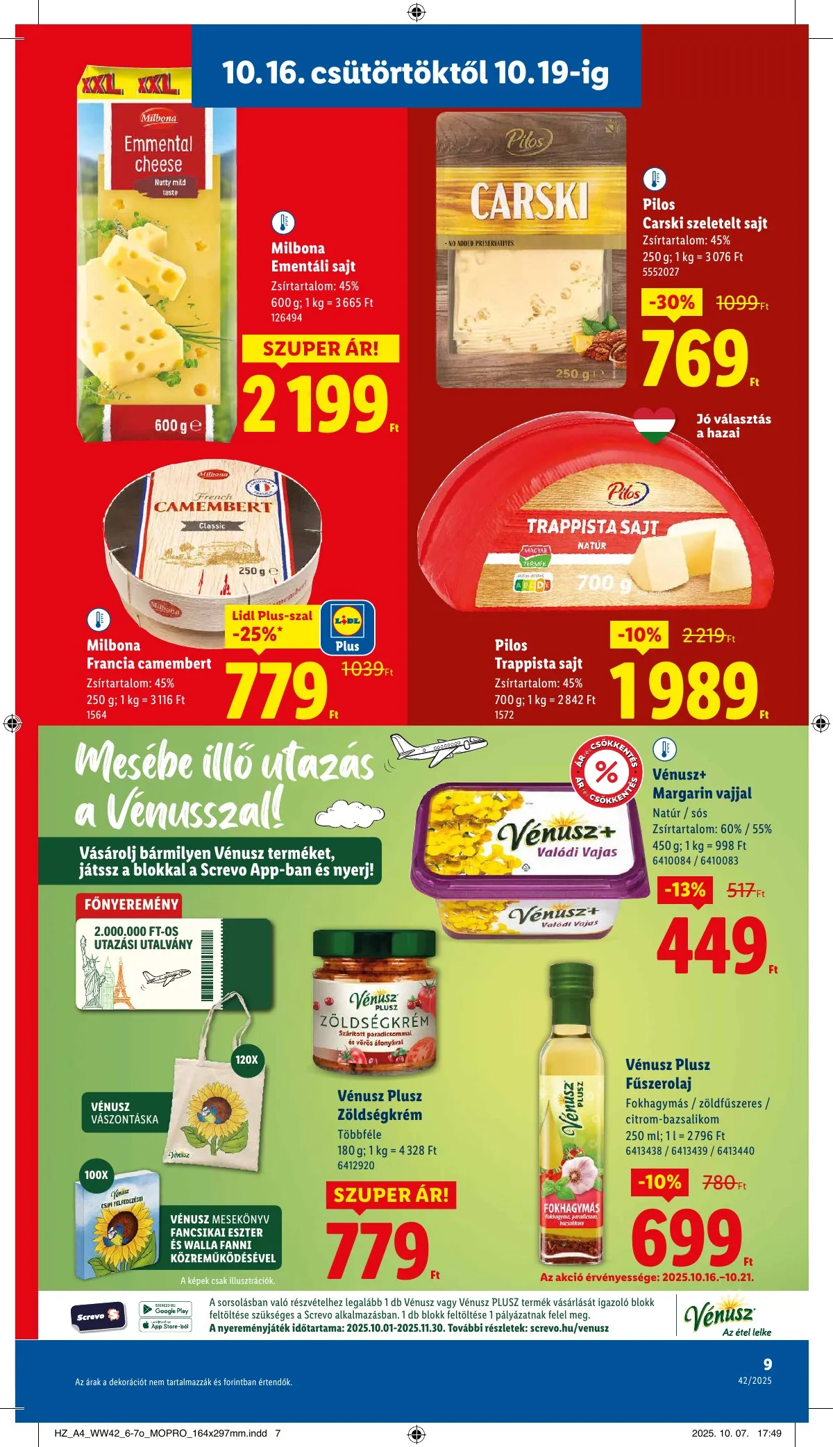 Lidl akciós újság 10.16–10.21 – 9. oldal