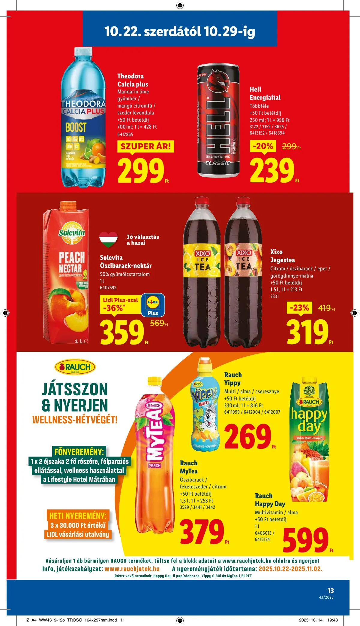 Lidl akciós újság 10.22–10.29 – 13. oldal