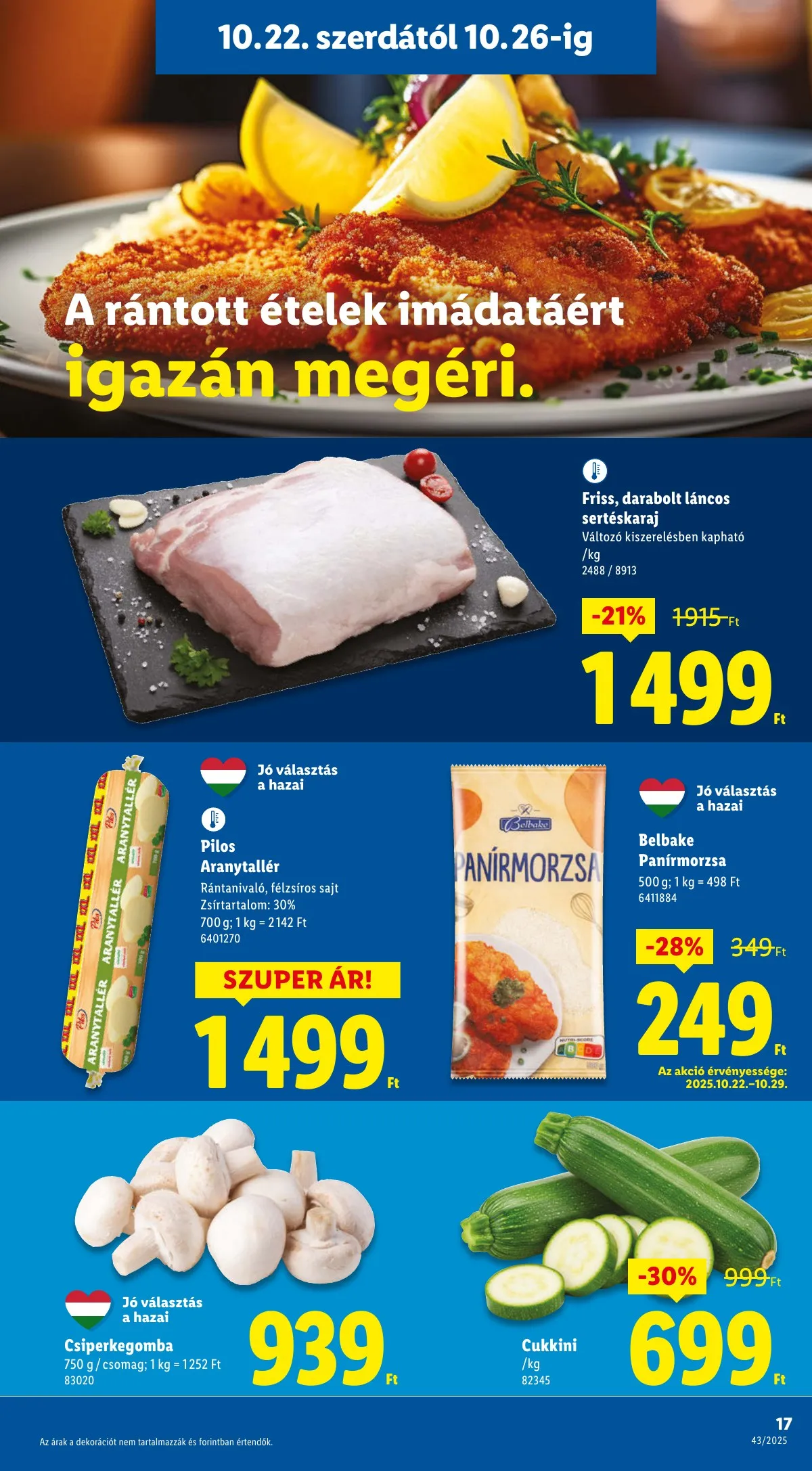 Lidl akciós újság 10.22–10.29 – 17. oldal