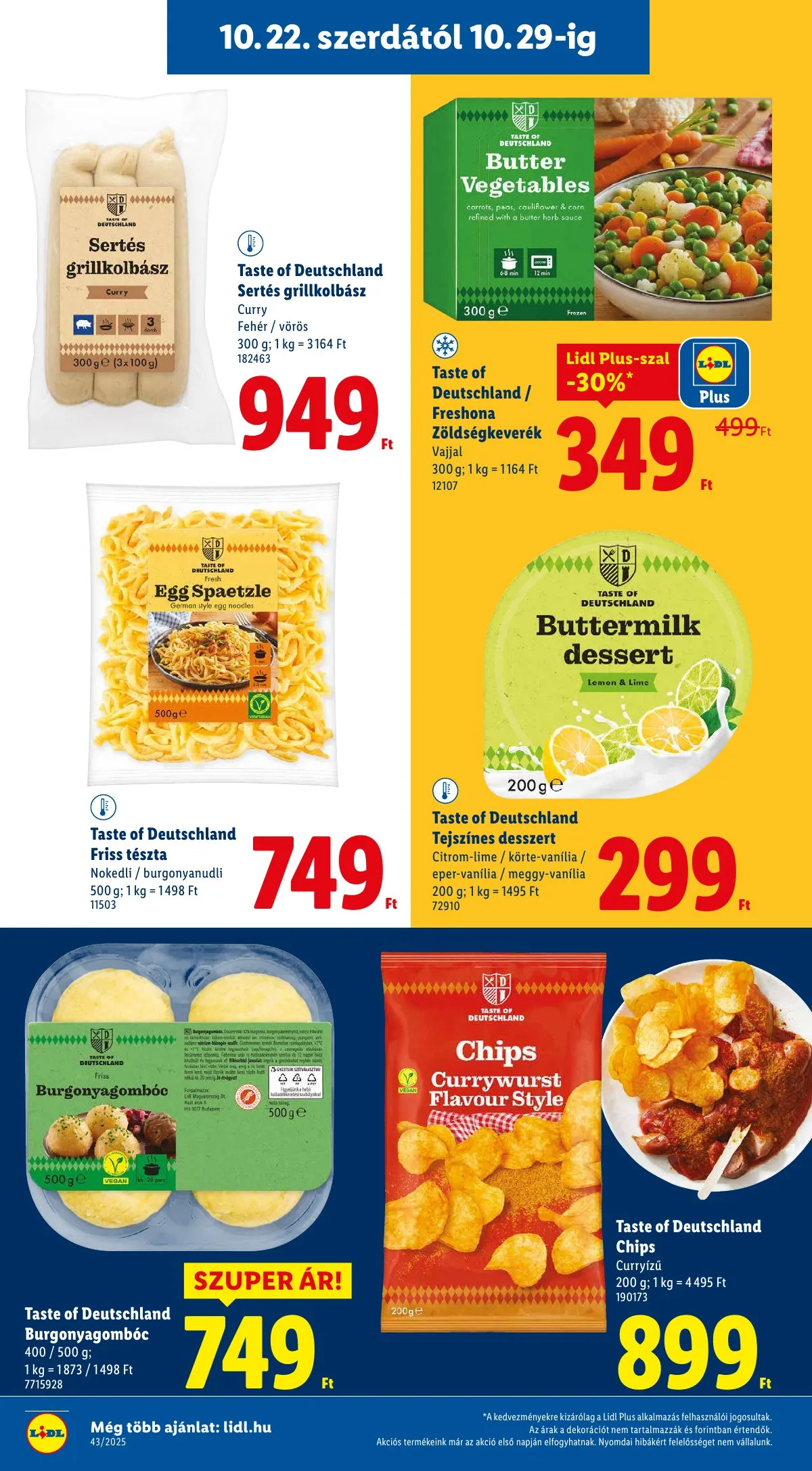 Lidl akciós újság 10.22–10.29 – 22. oldal