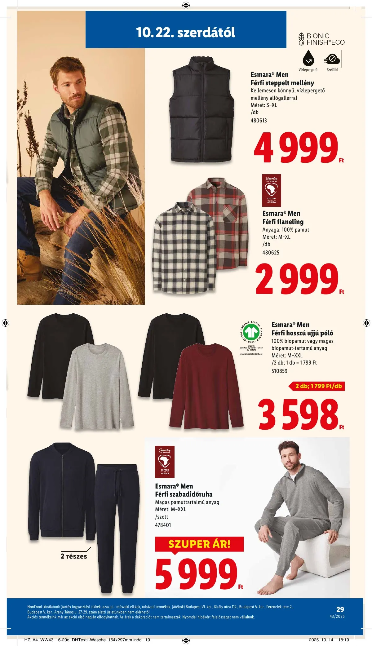 Lidl akciós újság 10.22–10.29 – 29. oldal