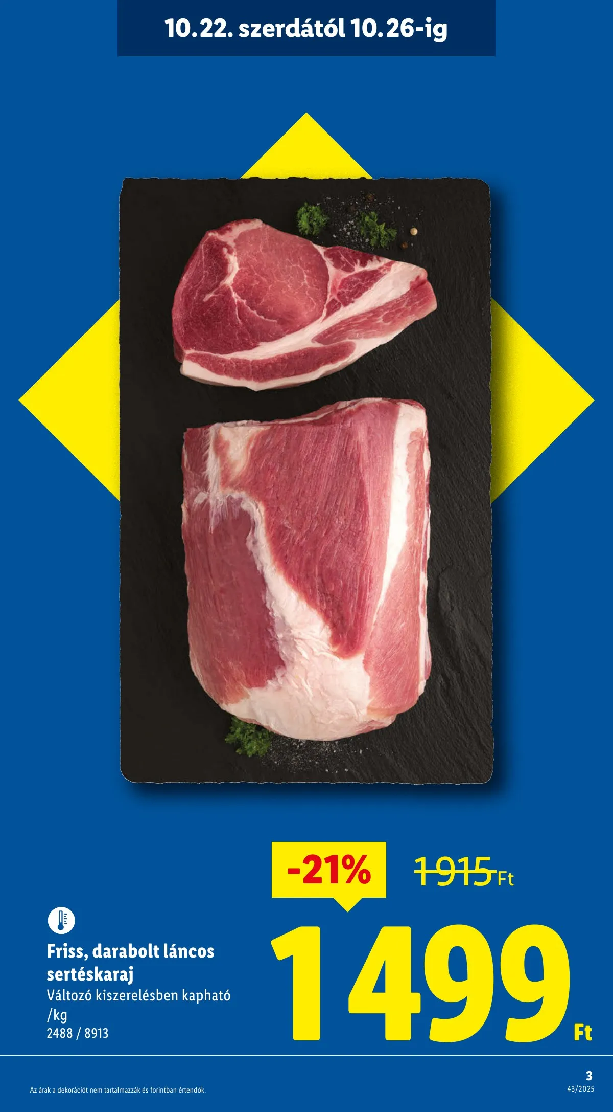 Lidl akciós újság 10.22–10.29 – 3. oldal
