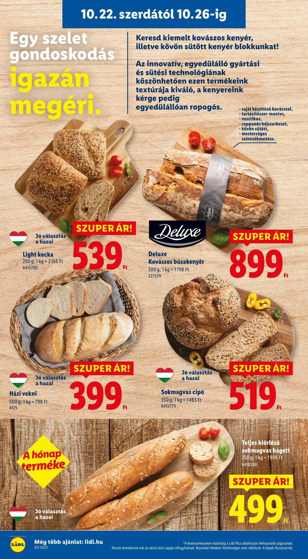 Lidl akciós újság 10.22–10.29 – 4. oldal