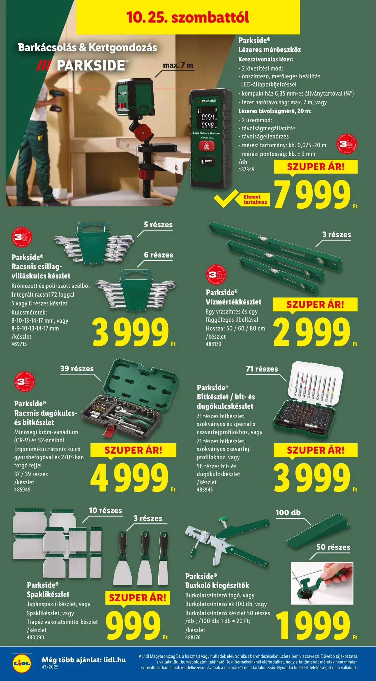 Lidl akciós újság 10.22–10.29 – 40. oldal