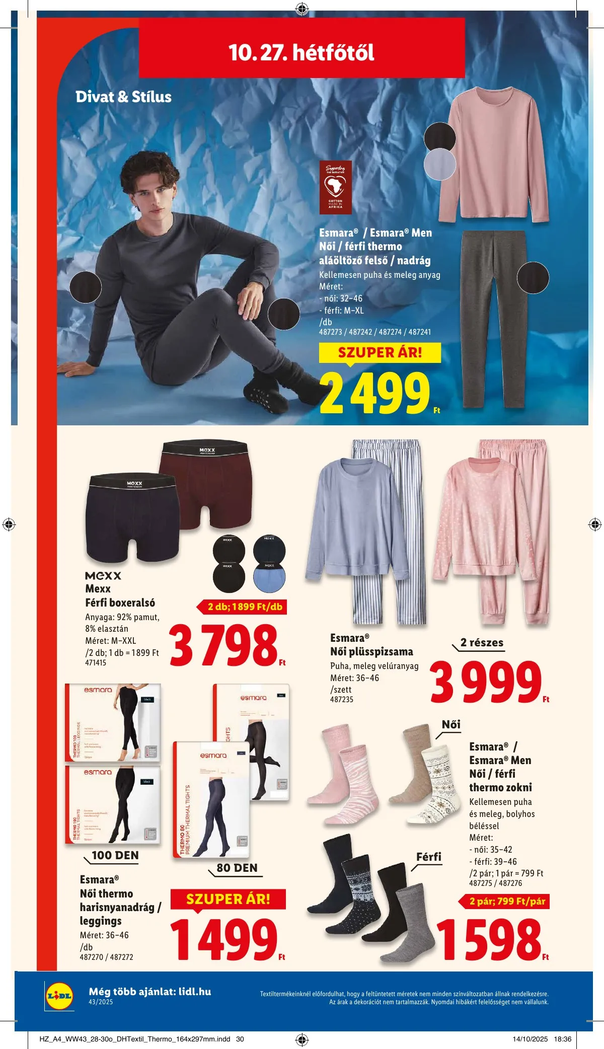 Lidl akciós újság 10.22–10.29 – 44. oldal