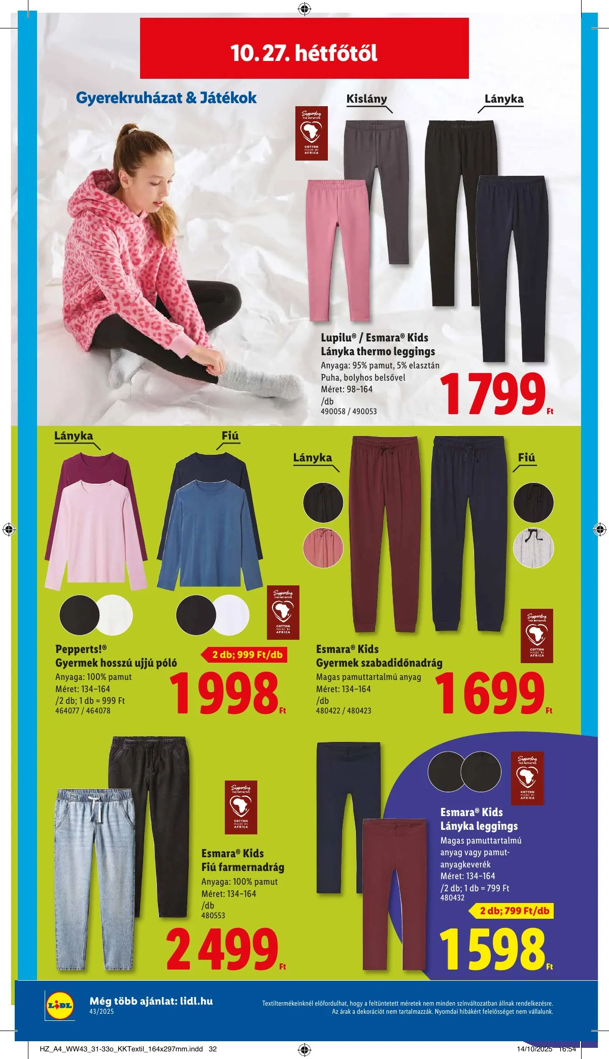 Lidl akciós újság 10.22–10.29 – 46. oldal