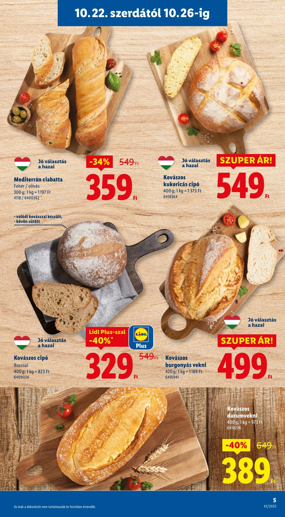 Lidl akciós újság 10.22–10.29 – 5. oldal