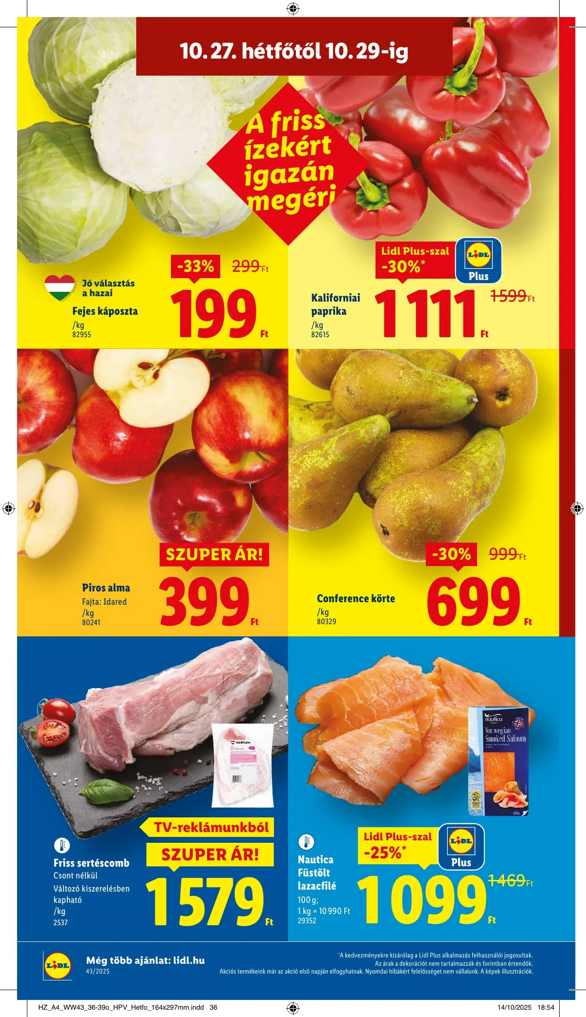 Lidl akciós újság 10.22–10.29 – 50. oldal