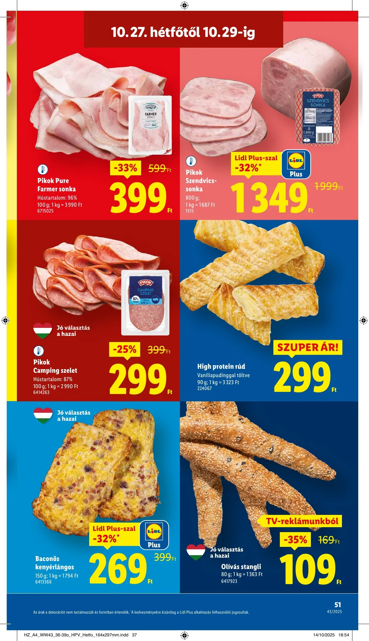 Lidl akciós újság 10.22–10.29 – 51. oldal