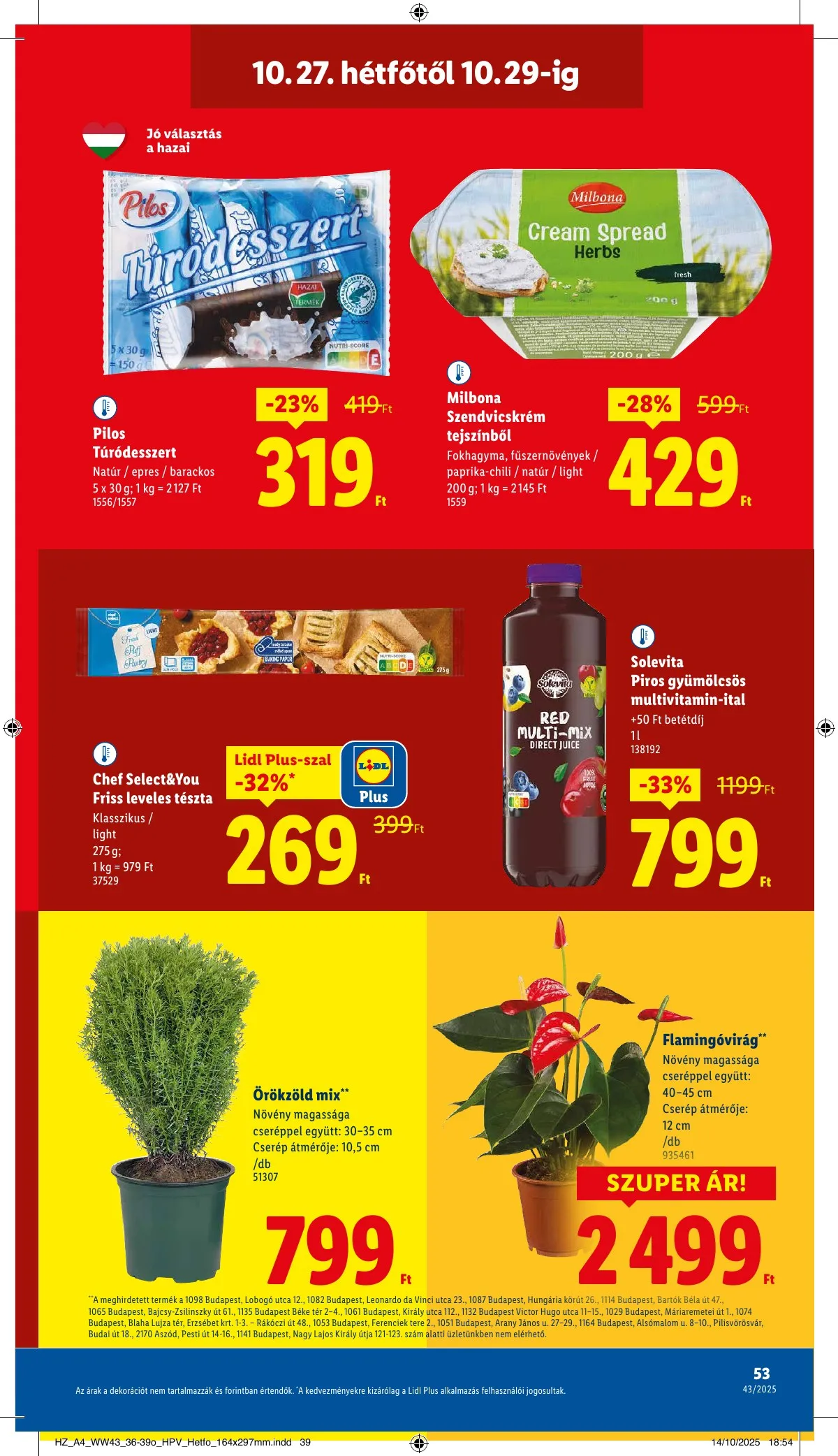 Lidl akciós újság 10.22–10.29 – 53. oldal