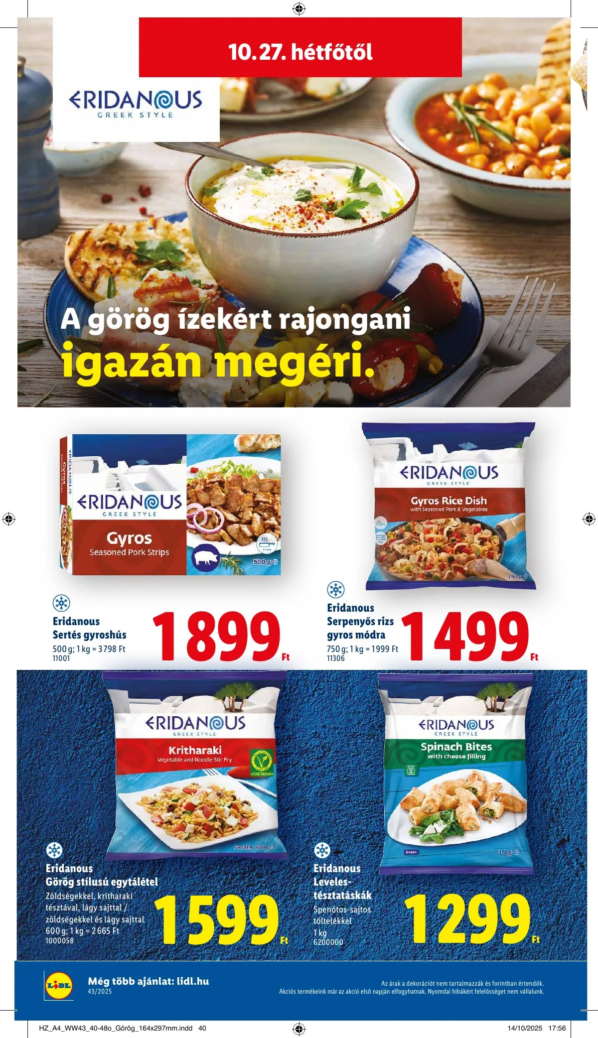 Lidl akciós újság 10.22–10.29 – 56. oldal