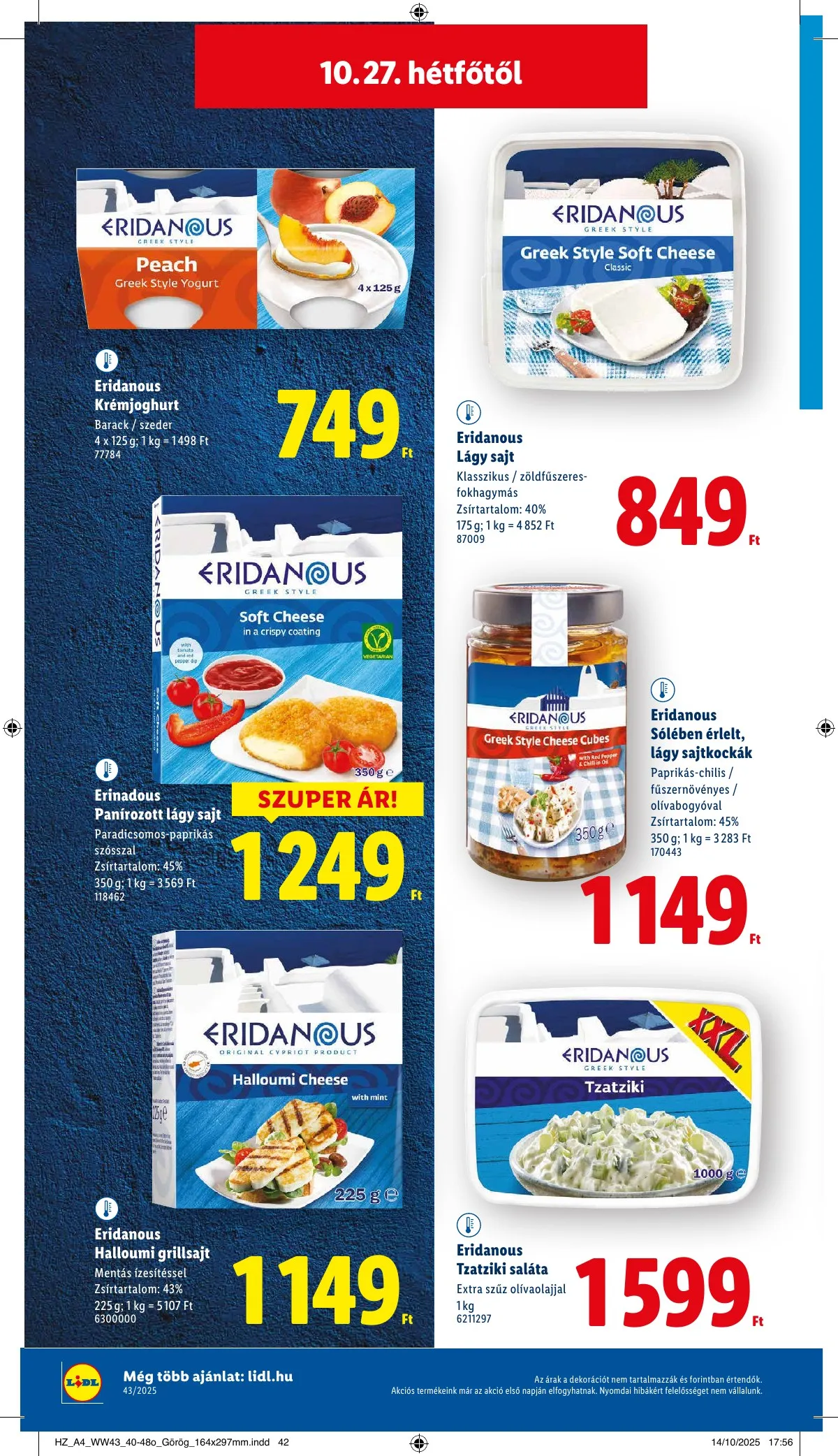 Lidl akciós újság 10.22–10.29 – 58. oldal