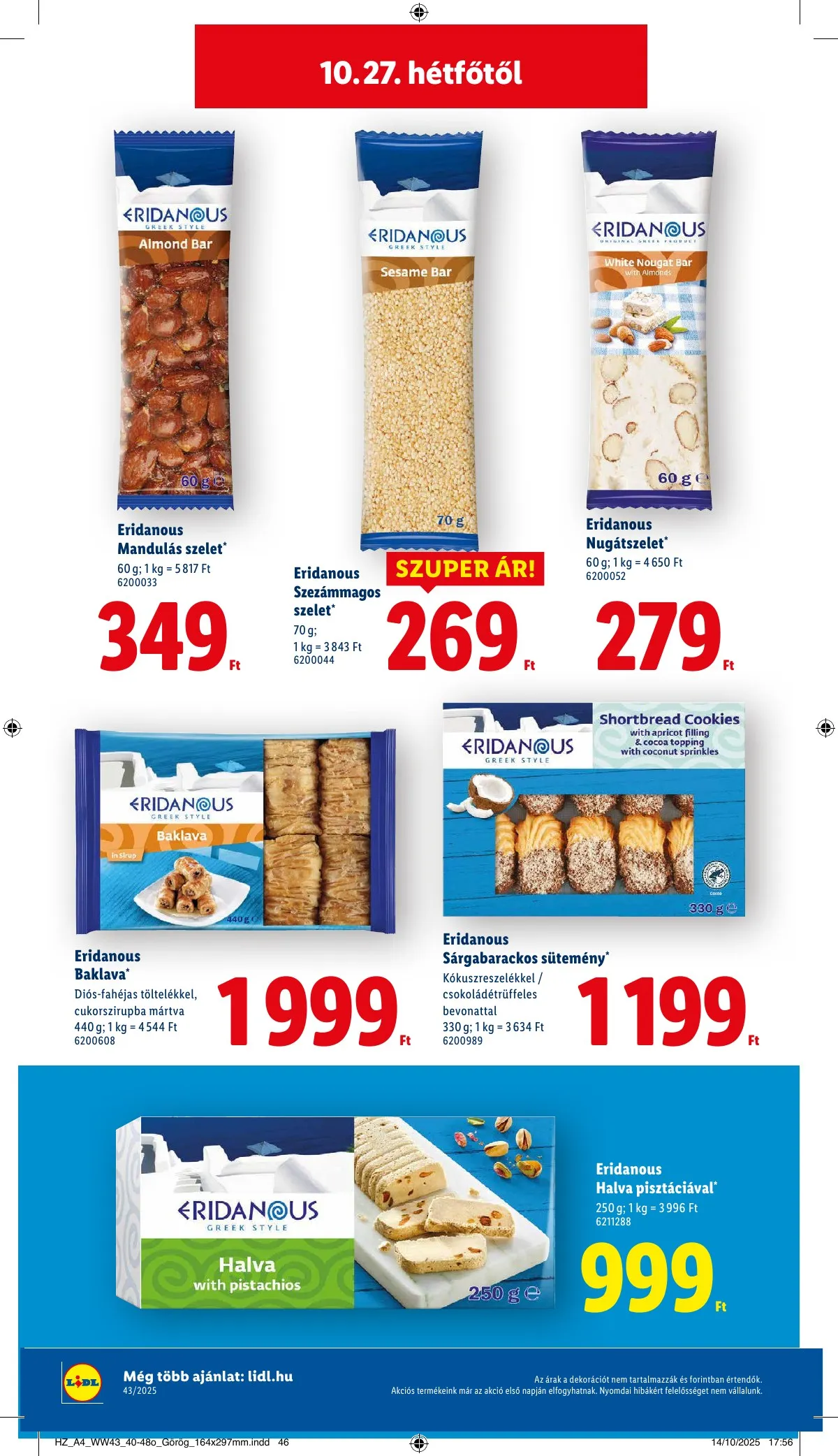 Lidl akciós újság 10.22–10.29 – 62. oldal