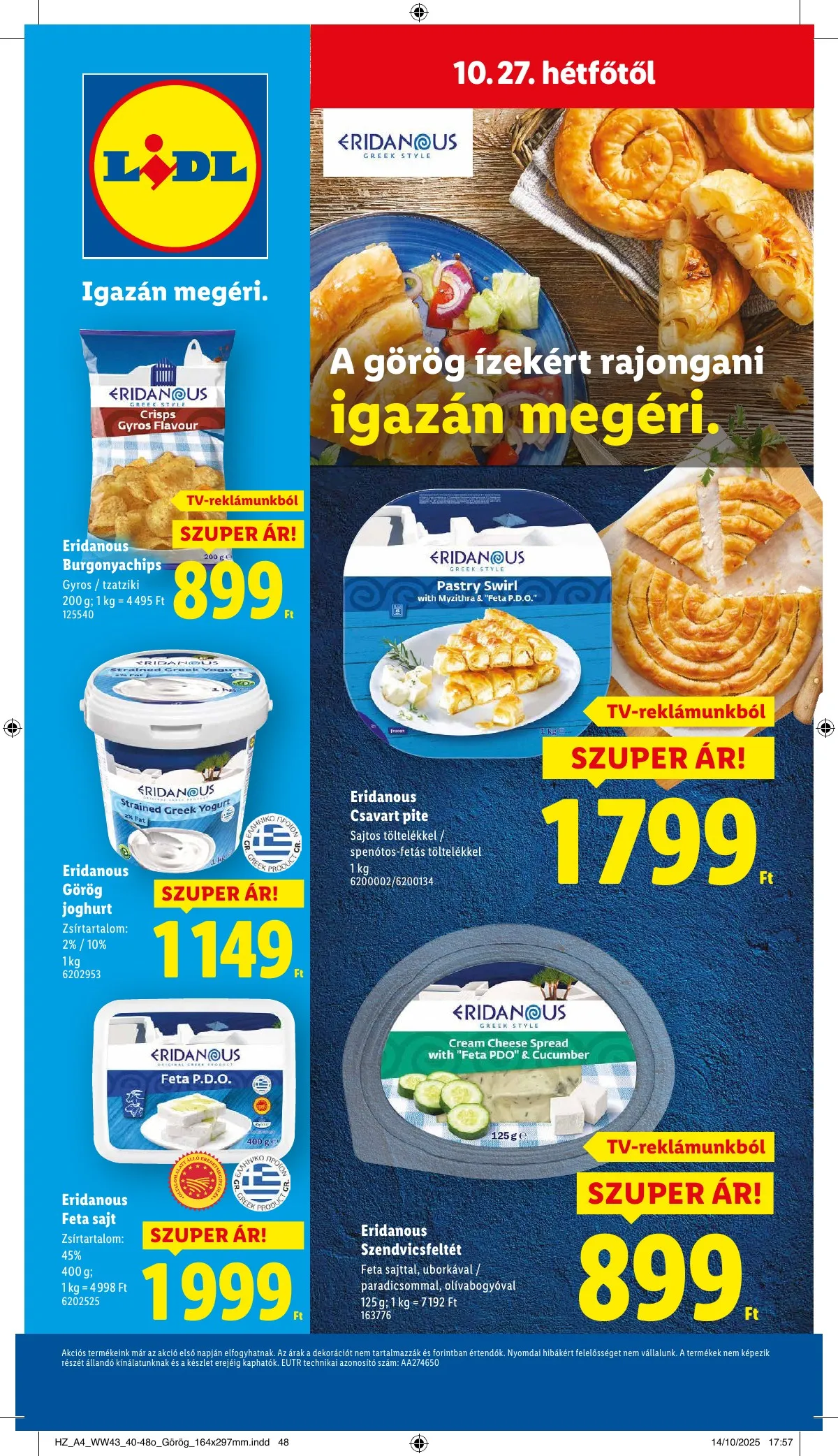 Lidl akciós újság 10.22–10.29 – 64. oldal