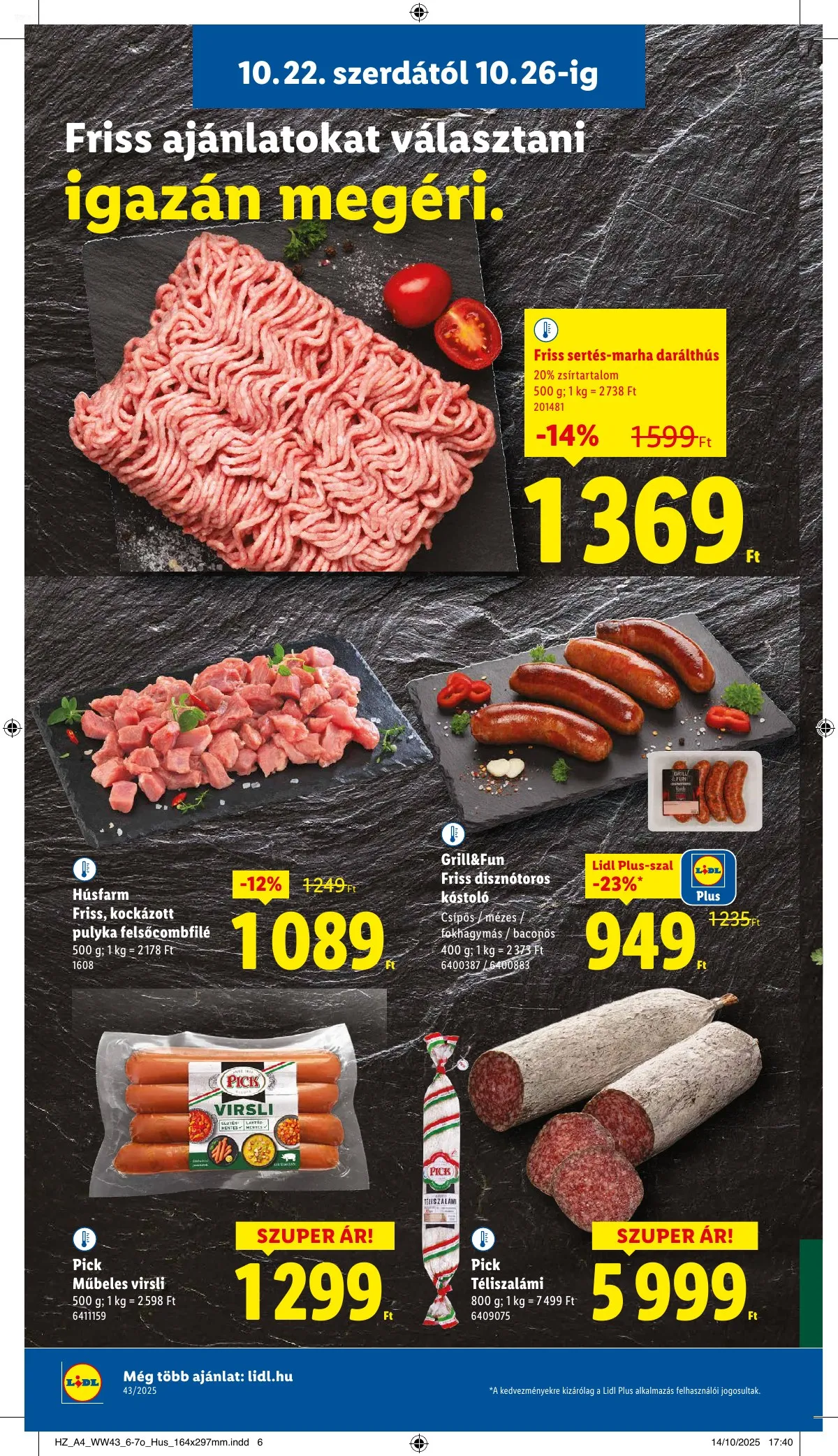 Lidl akciós újság 10.22–10.29 – 8. oldal