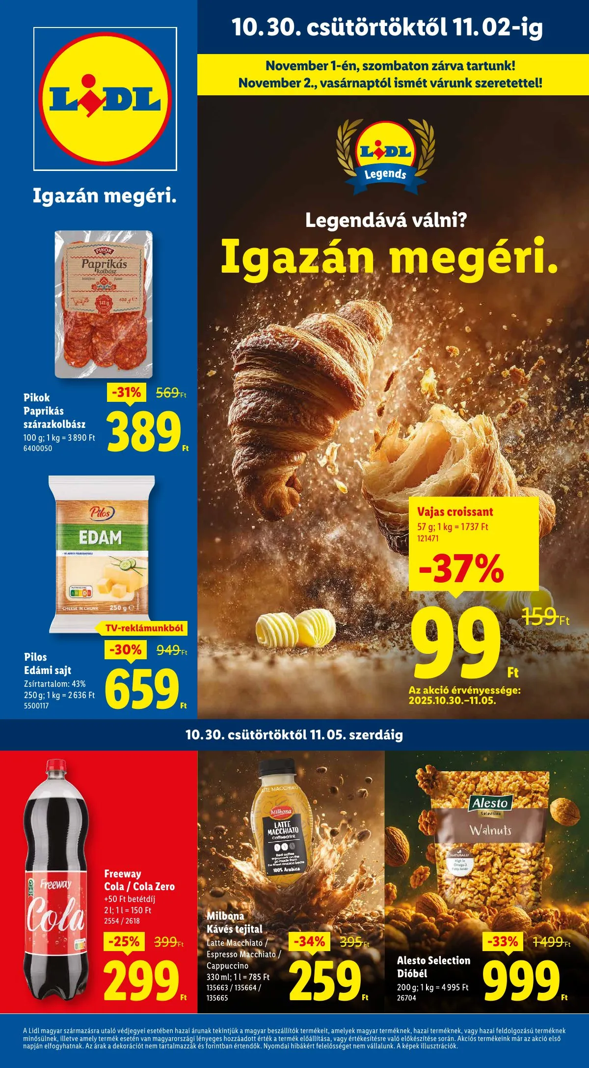 Lidl akciós újság 10.30–11.05