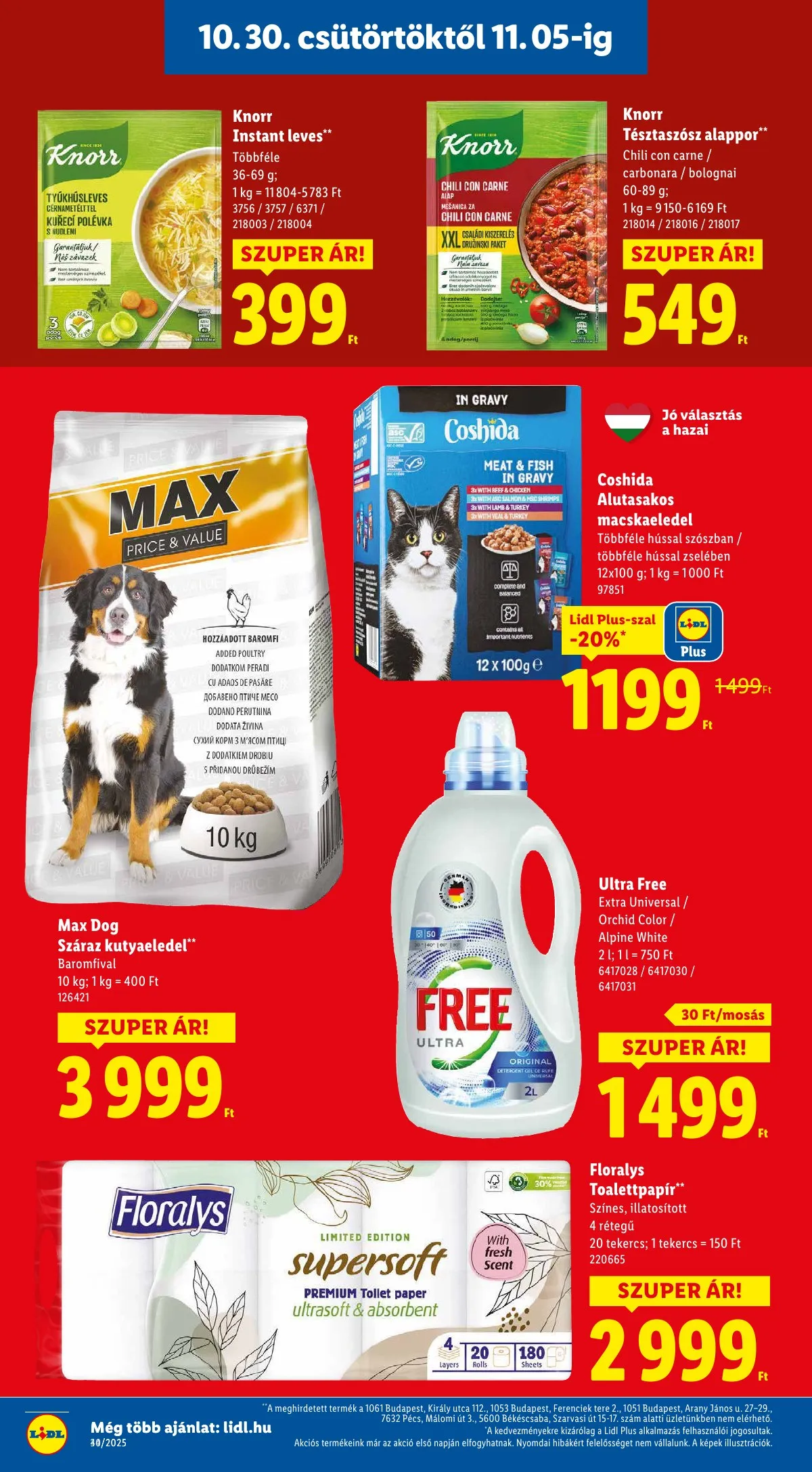 Lidl akciós újság 10.30–11.05 – 12. oldal