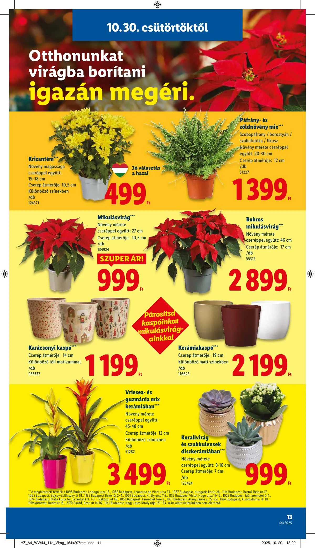 Lidl akciós újság 10.30–11.05 – 13. oldal