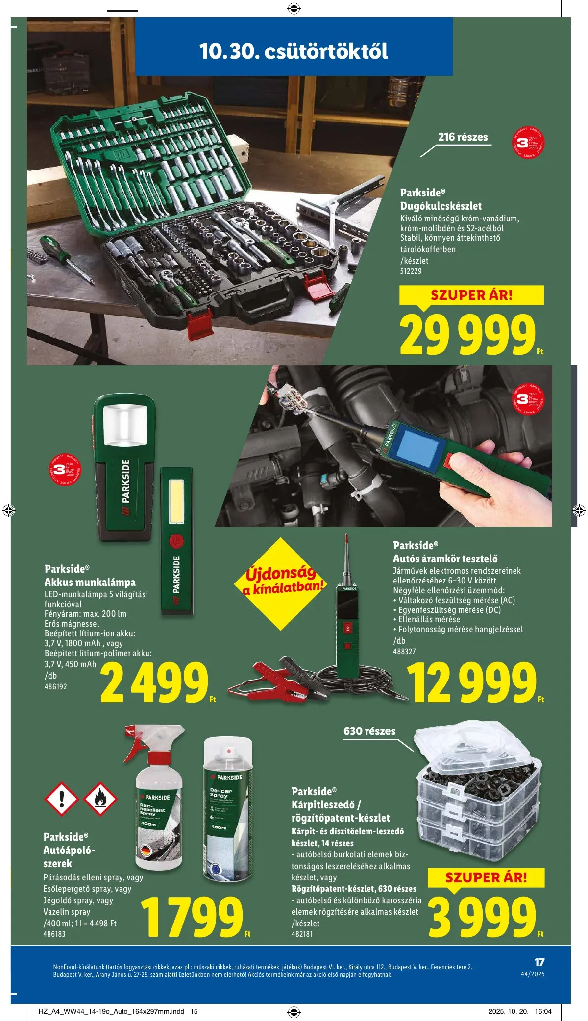 Lidl akciós újság 10.30–11.05 – 17. oldal