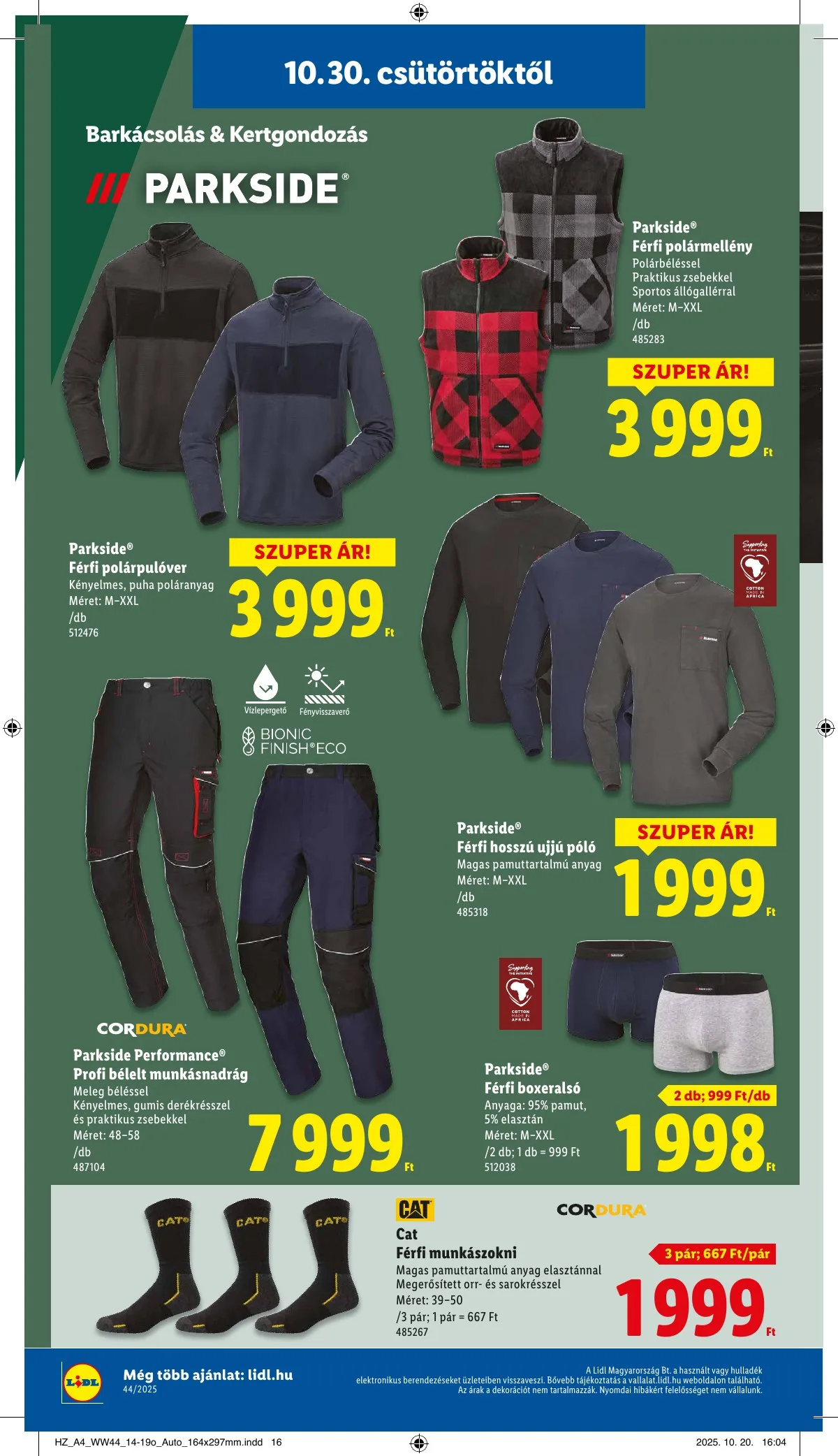 Lidl akciós újság 10.30–11.05 – 18. oldal