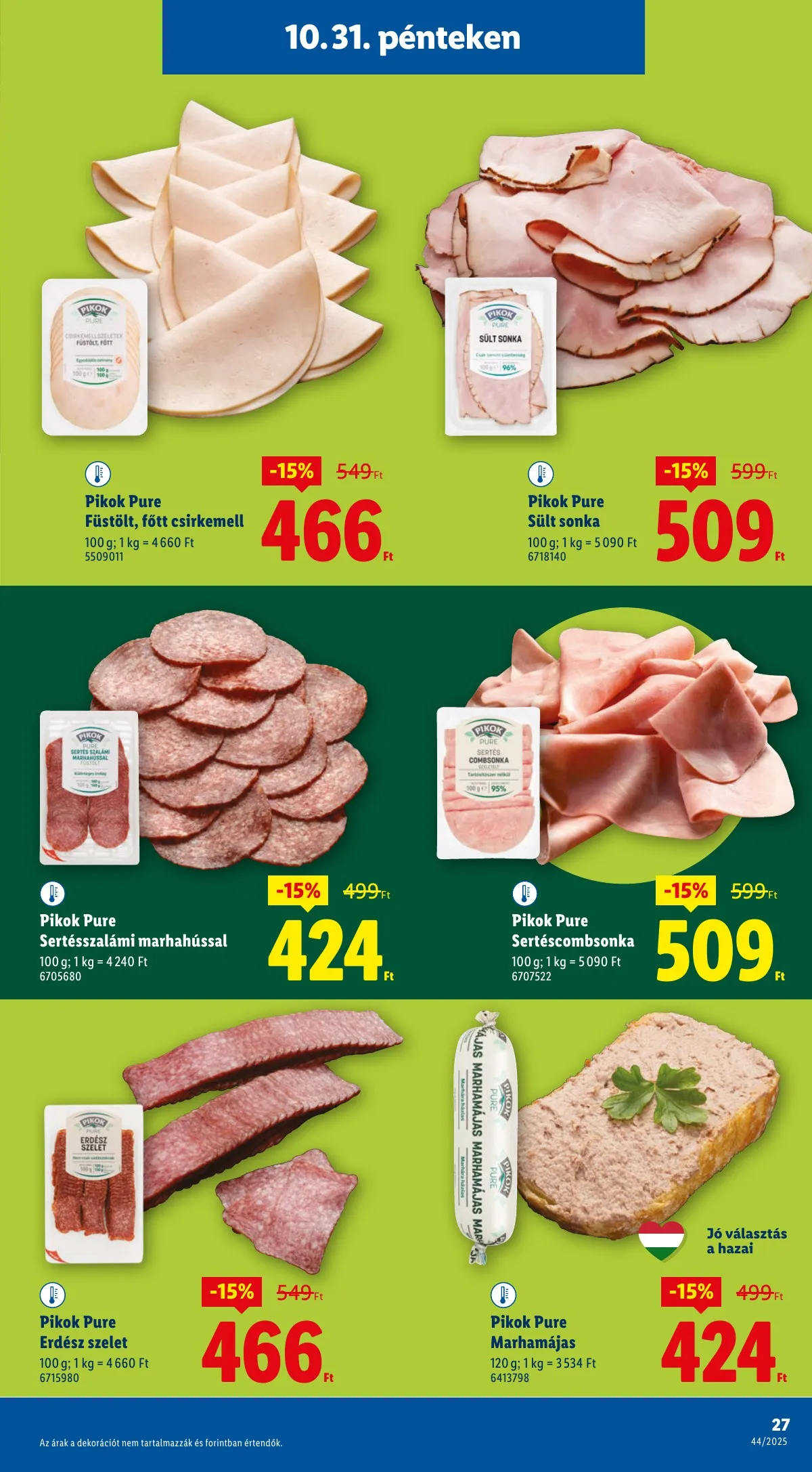Lidl akciós újság 10.30–11.05 – 27. oldal