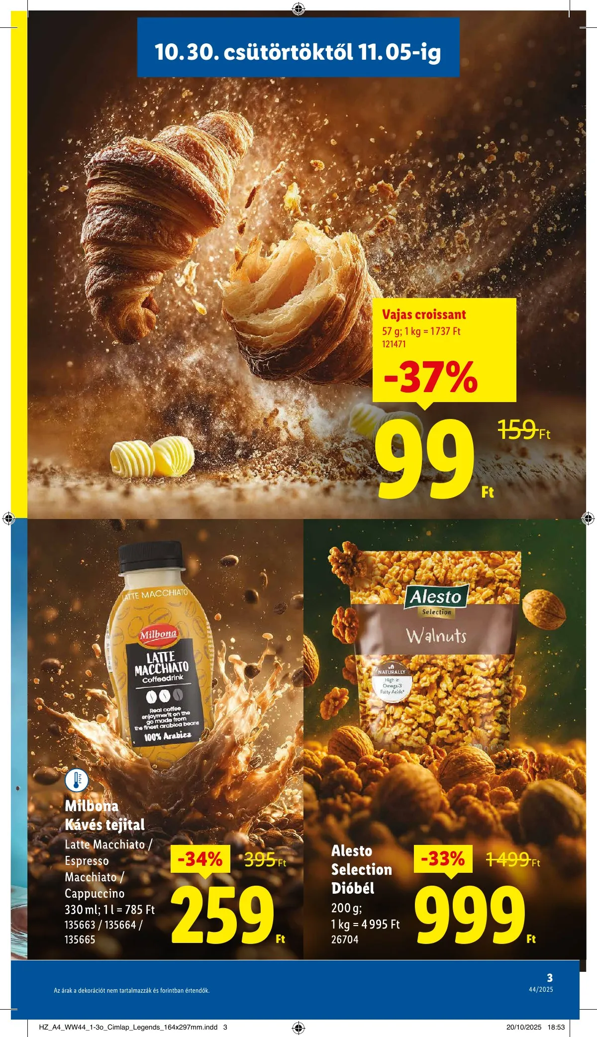 Lidl akciós újság 10.30–11.05 – 3. oldal