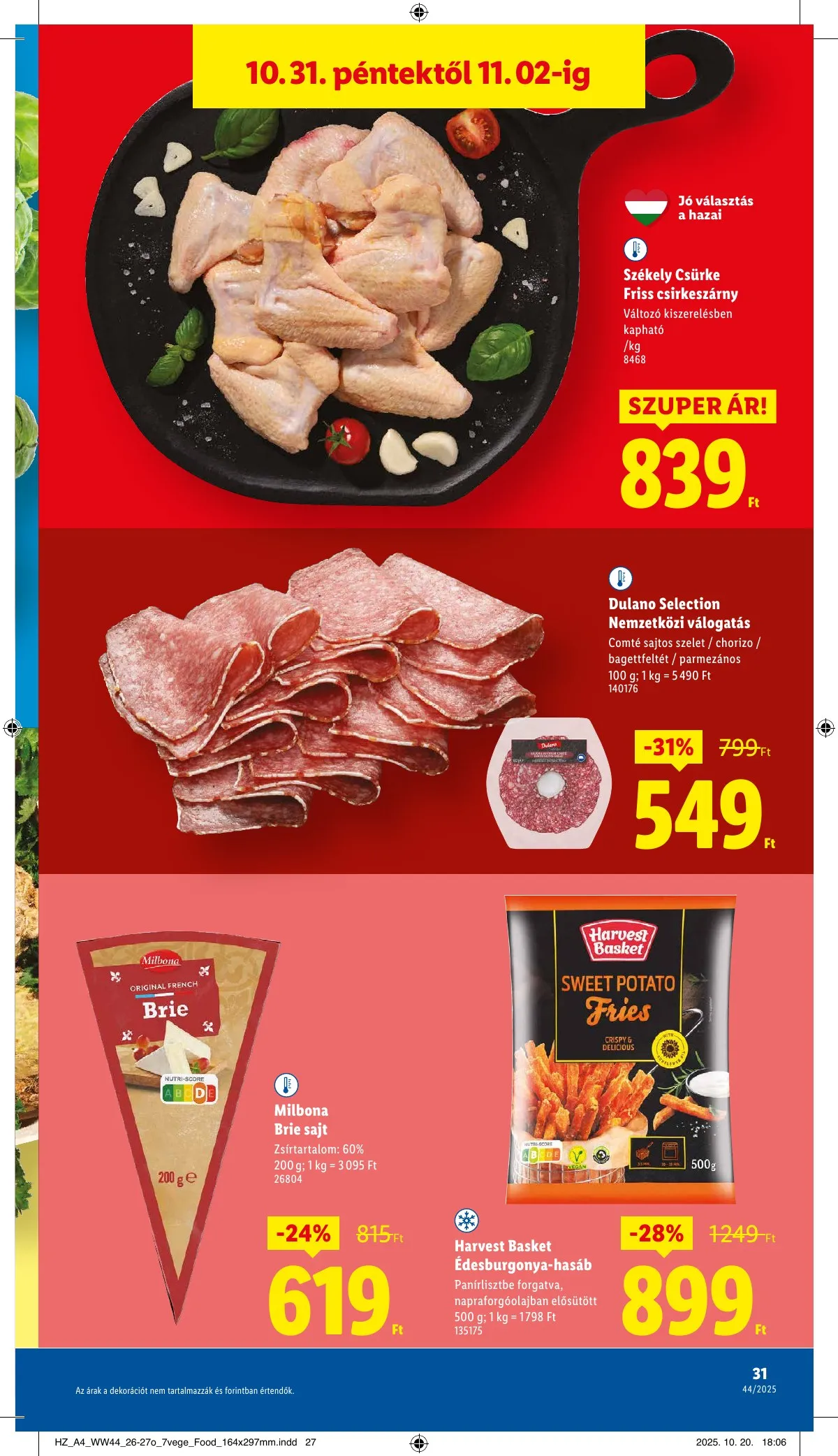Lidl akciós újság 10.30–11.05 – 31. oldal