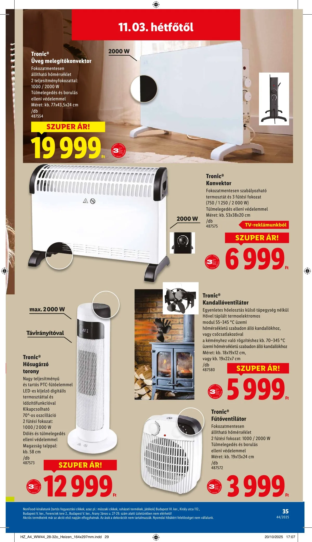 Lidl akciós újság 10.30–11.05 – 35. oldal
